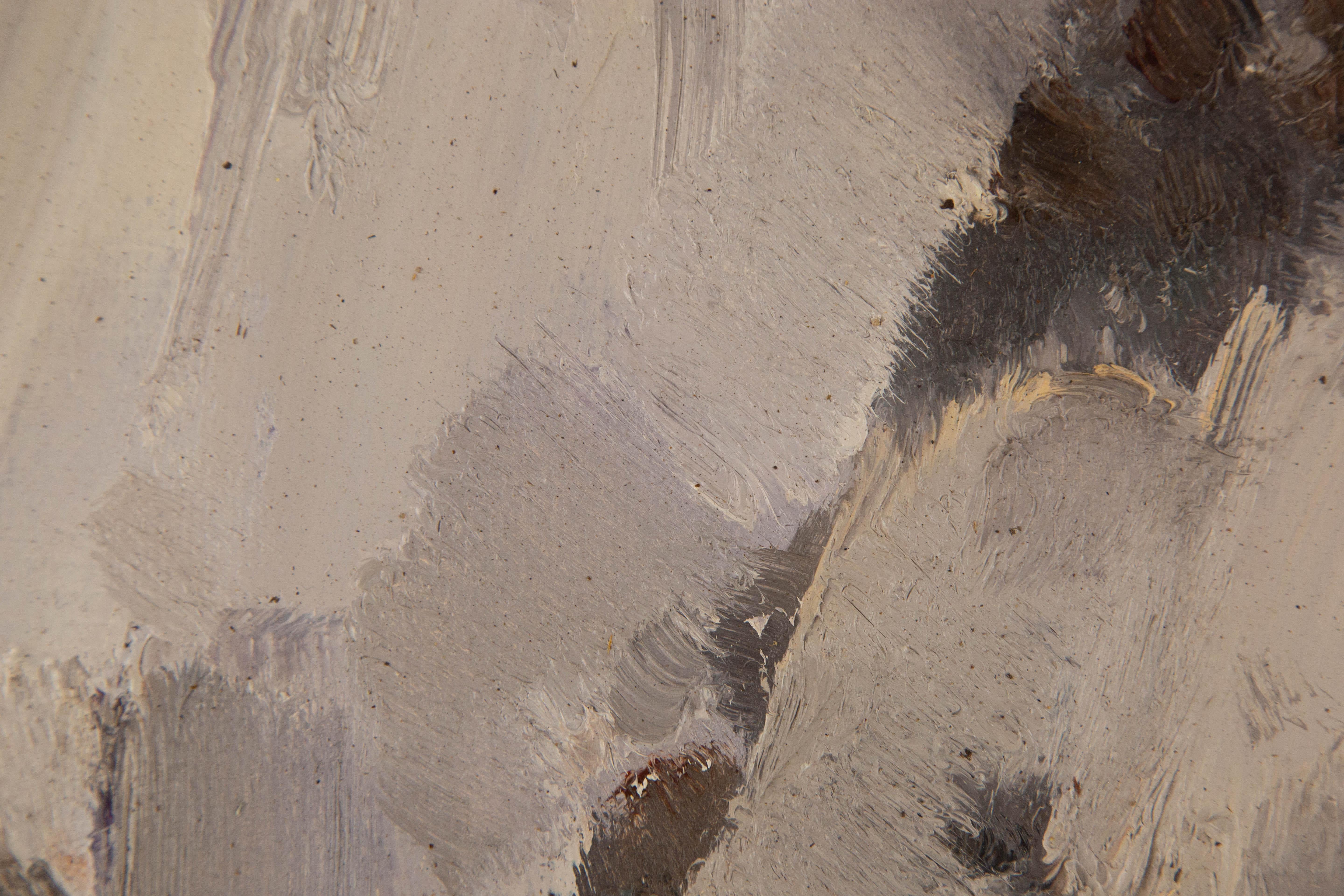 Hui Sheng Landscape Original Oil On Canvas 