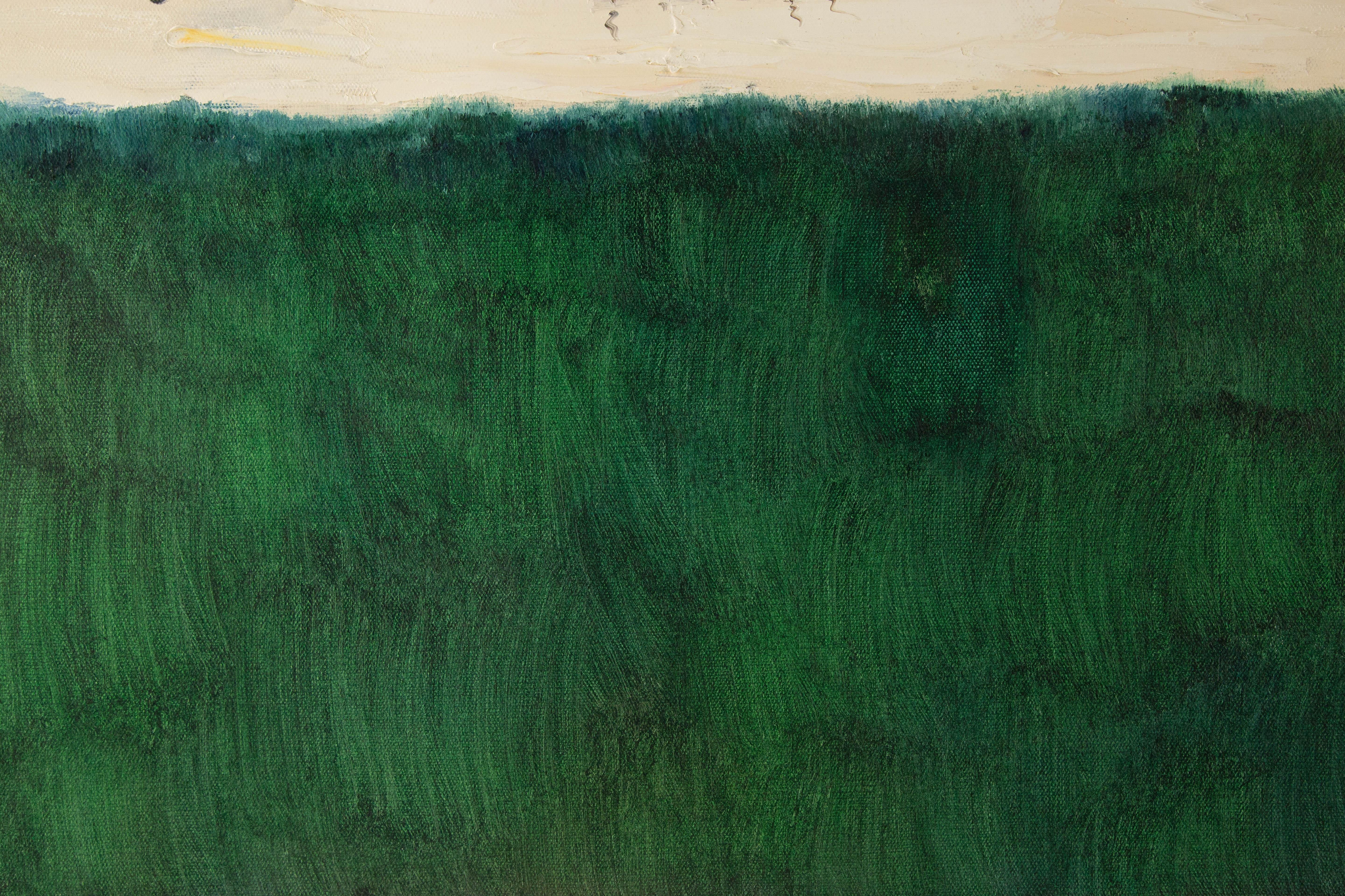Paesaggio di Hui Sheng Olio originale su tela 