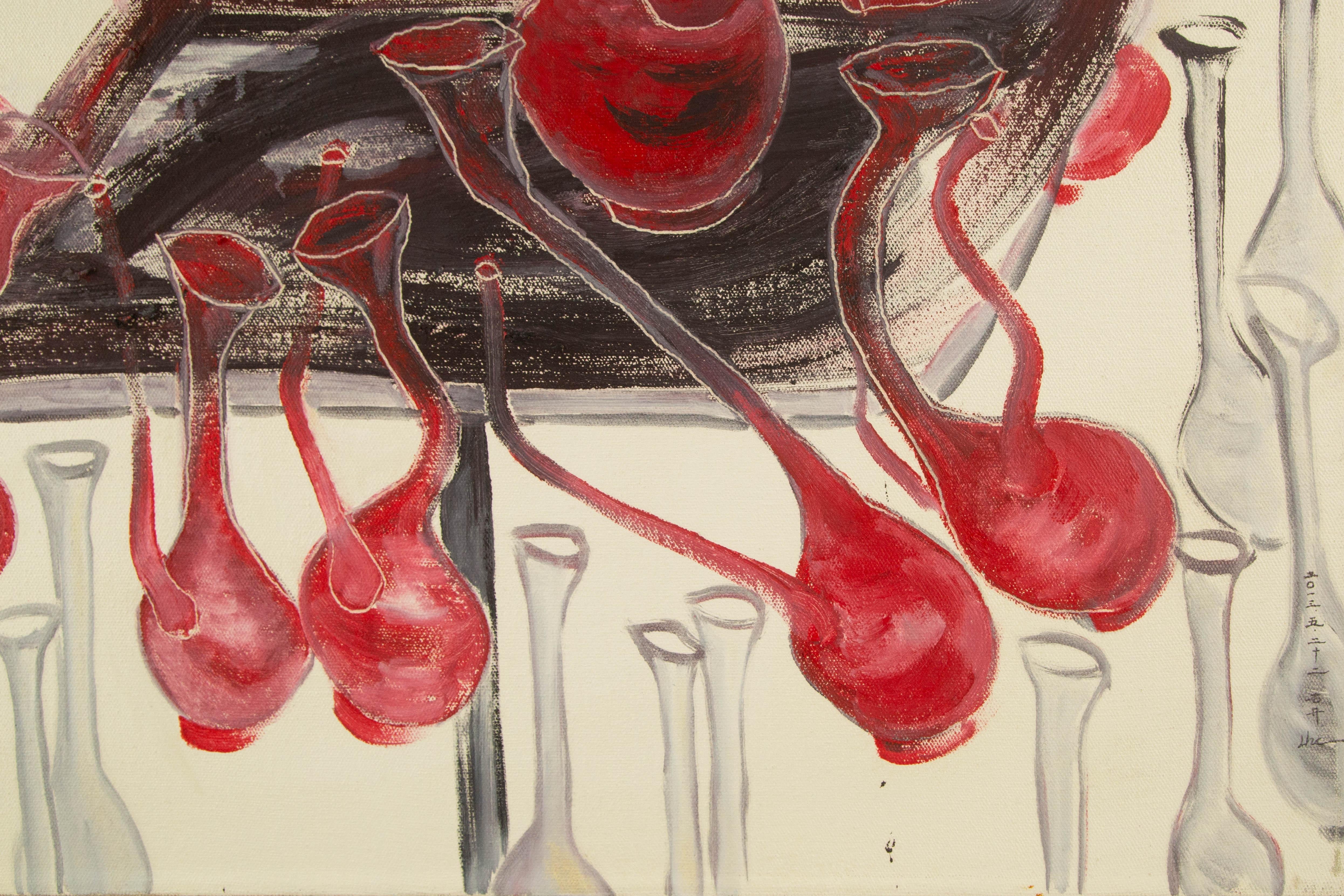 Huicheng Lu Abstract Original Oil On Canvas 