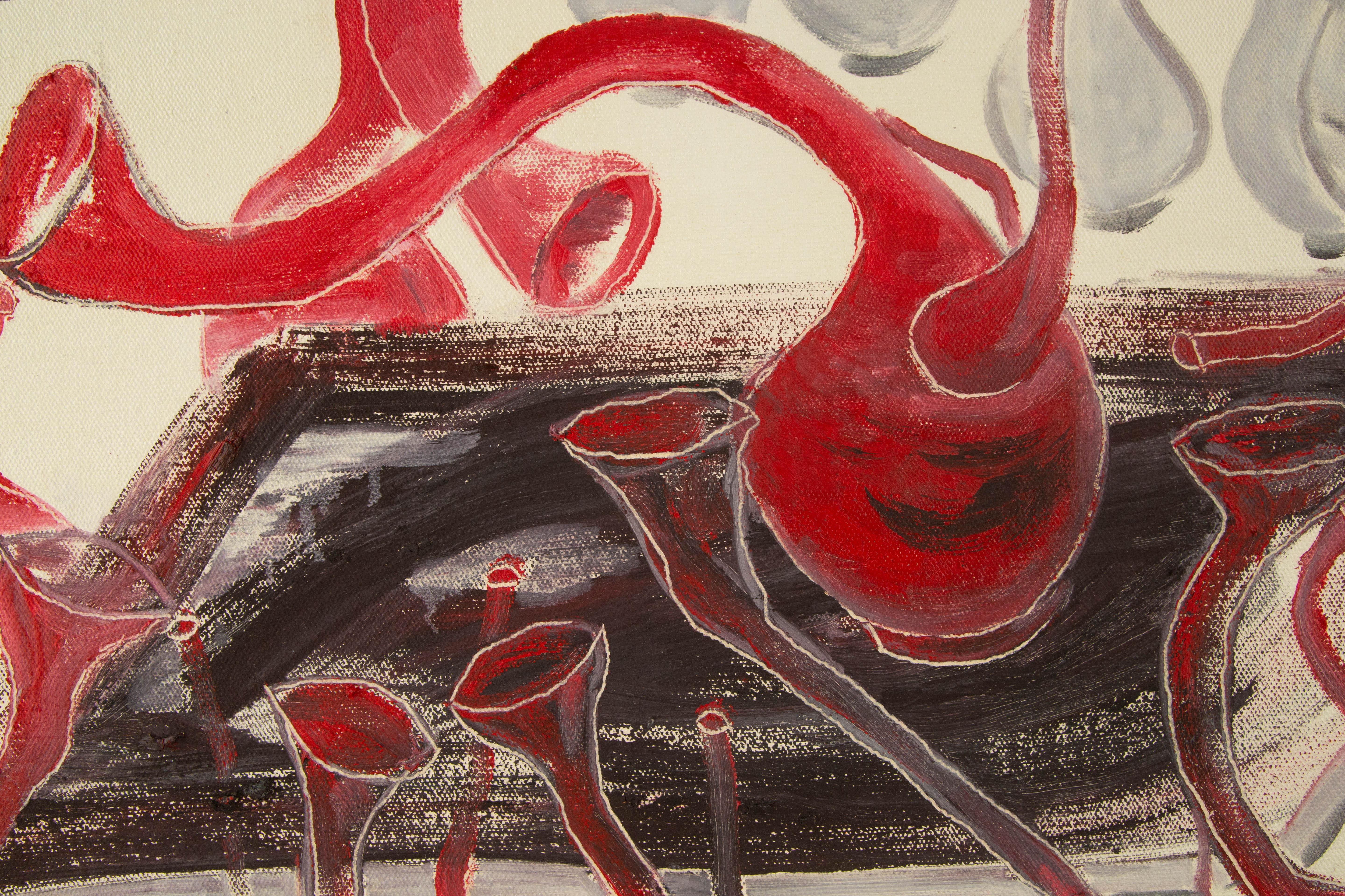 Huicheng Lu Abstract Original Oil On Canvas 