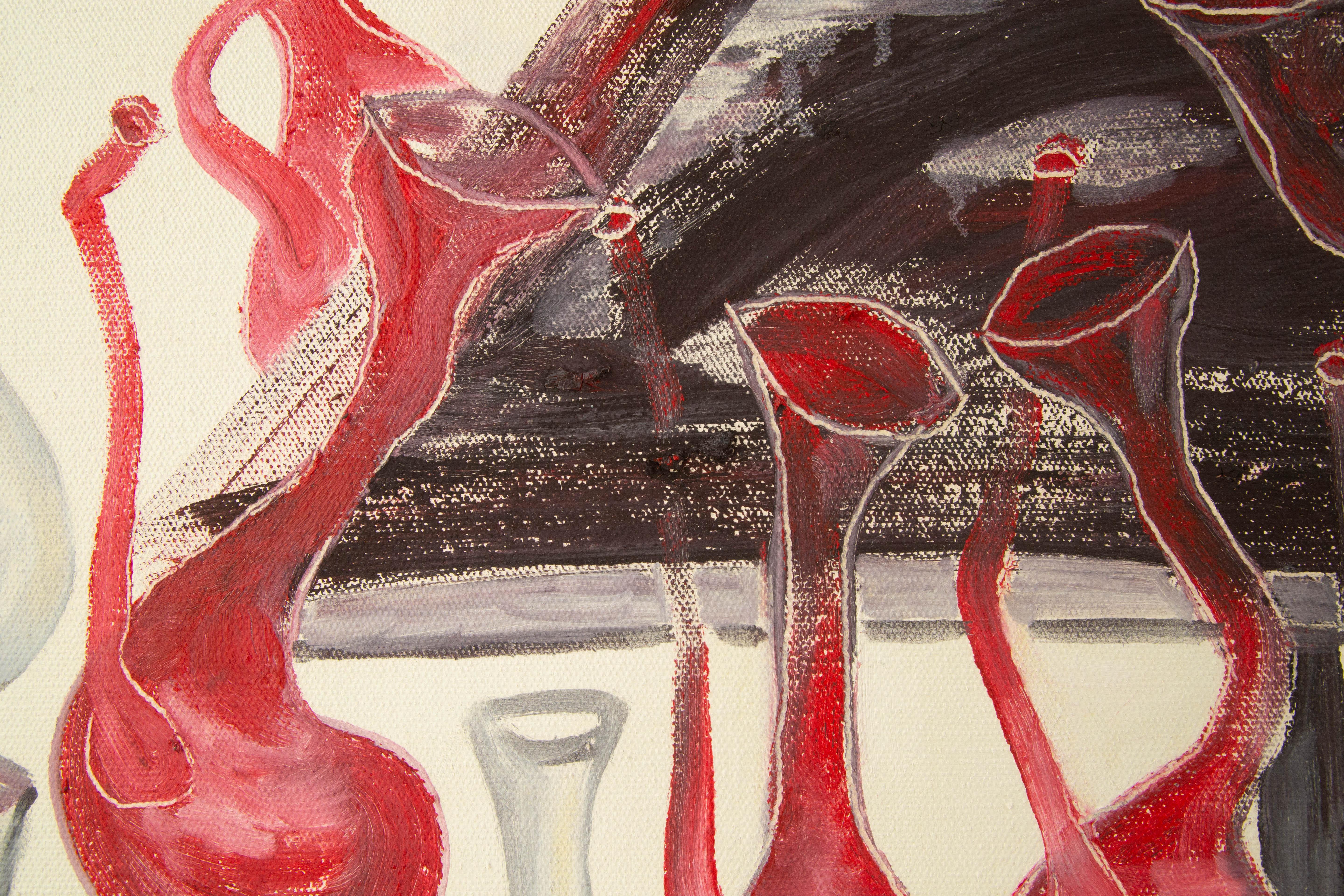 Huicheng Lu Abstract Original Oil On Canvas 