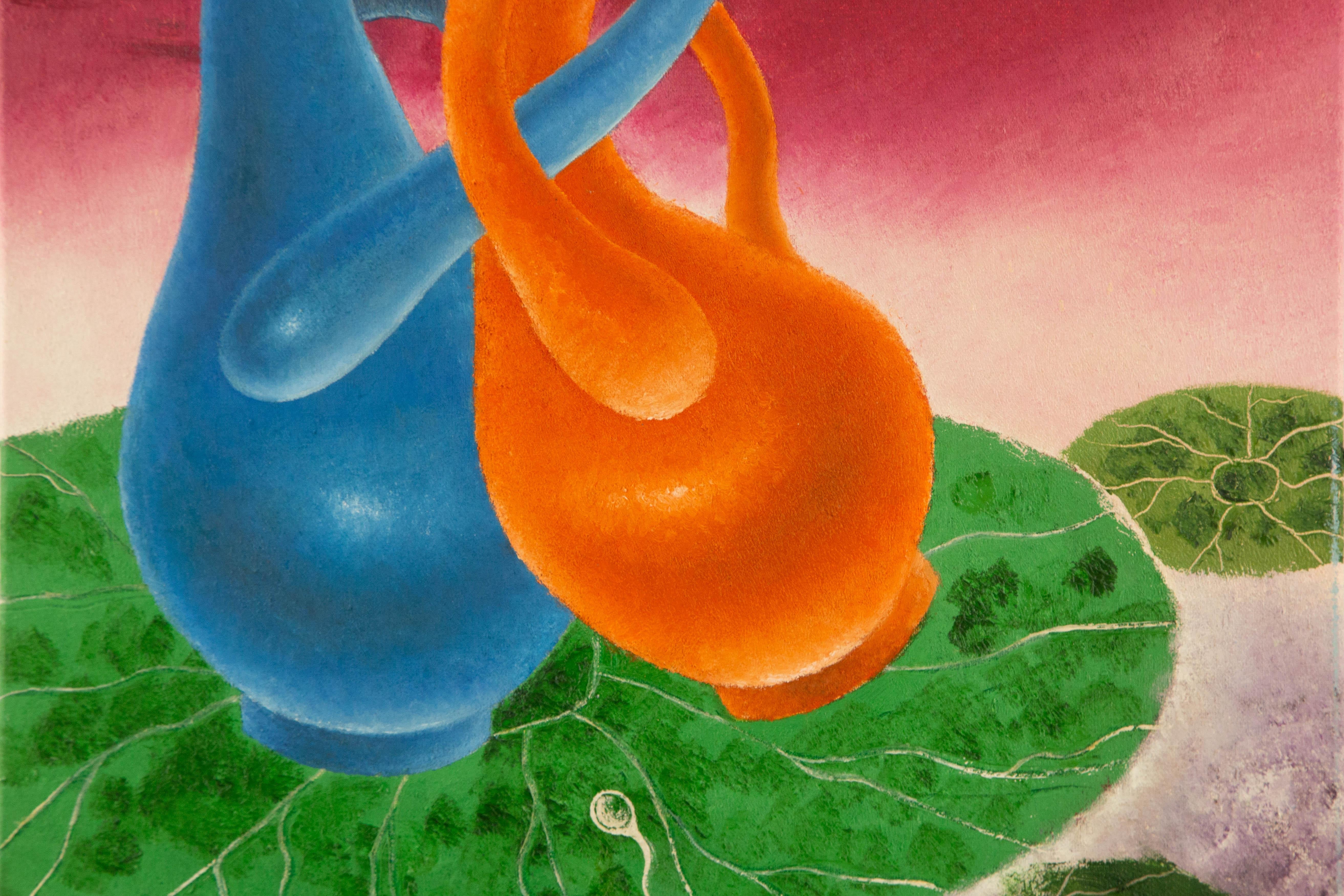 Huicheng Lu Still Life Original Oil On Canvas 