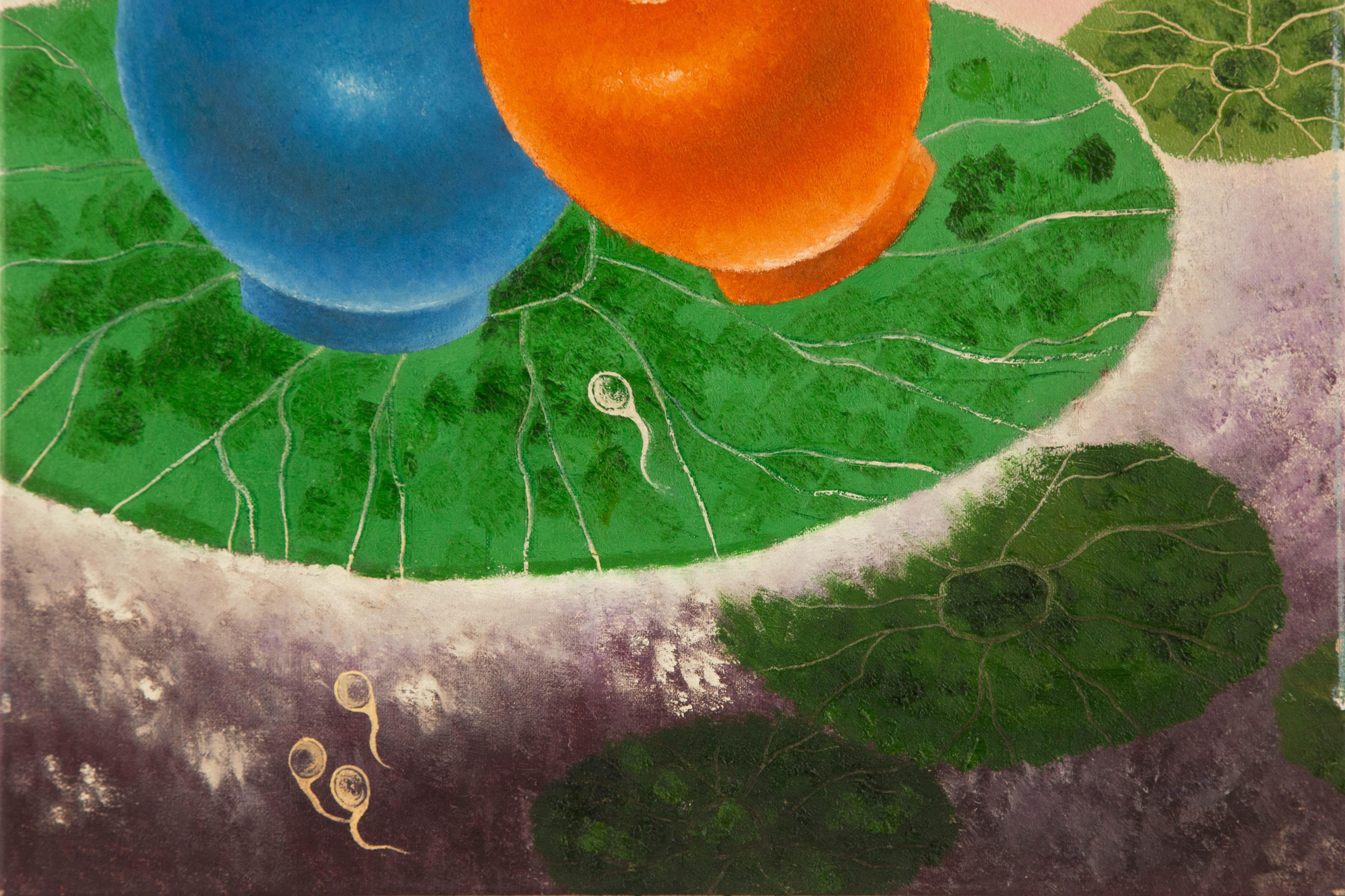 Huicheng Lu Still Life Original Oil On Canvas 