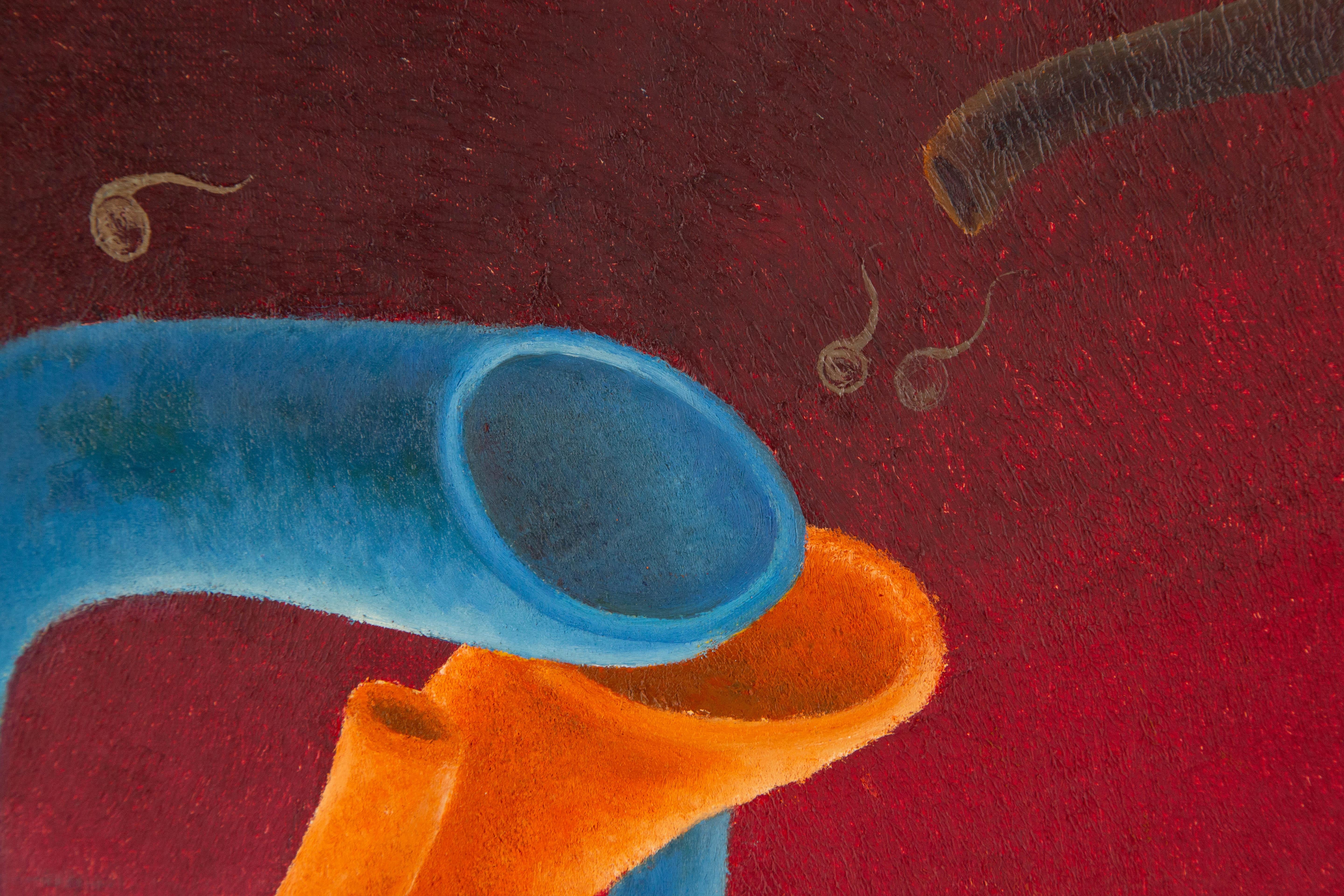 Huicheng Lu Still Life Original Oil On Canvas 