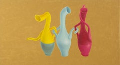 Huicheng Lu Still Life Original Oil On Canvas "Togetherness"