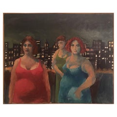 Huile sur toile signée V. Madec ? Daté sur le dos 12.2.77.