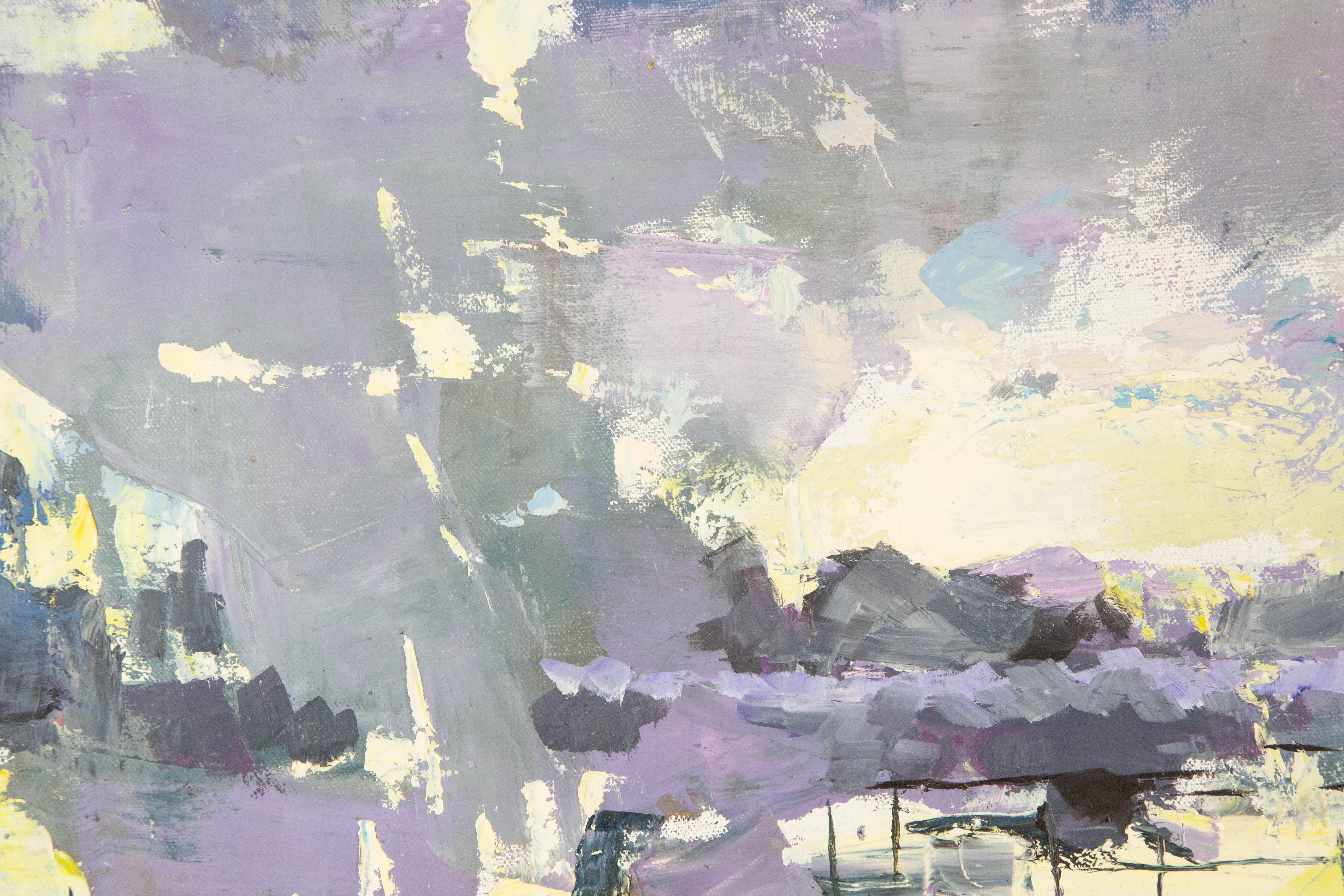 Huimin Wang Abstract Original Oil On Canvas 