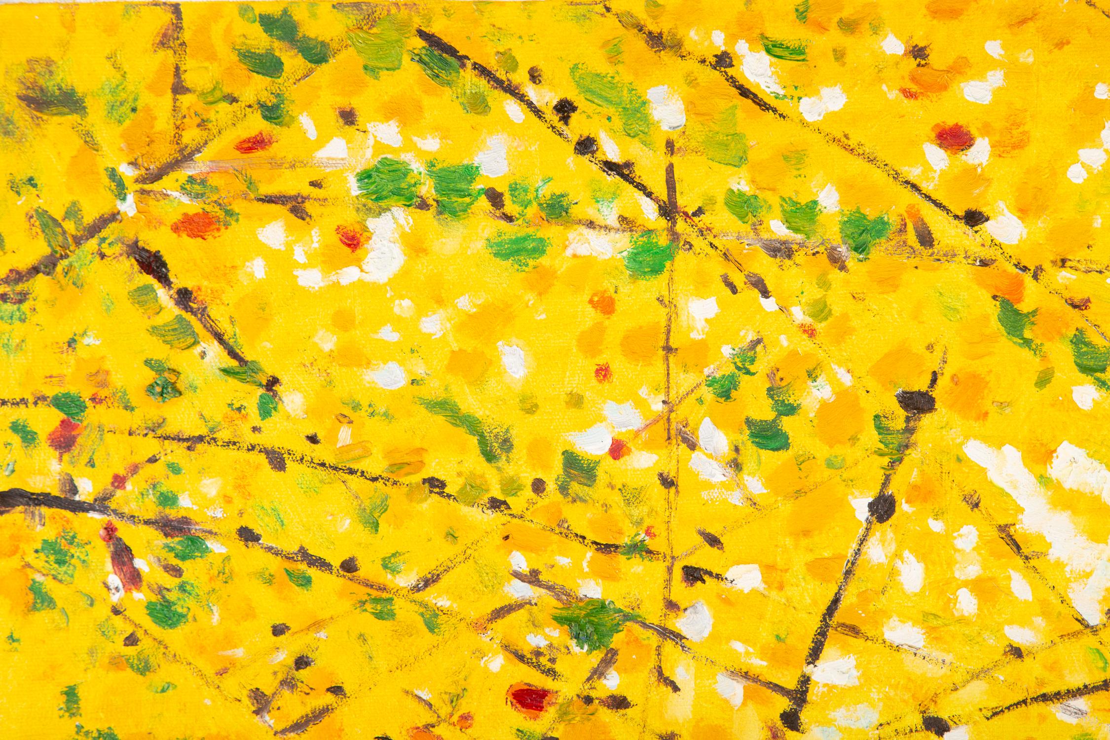 HuiMin Wang Pittura a olio astratta originale 