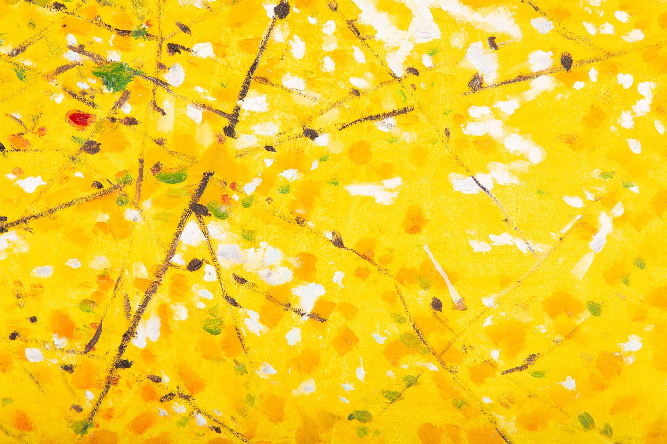 HuiMin Wang Pittura a olio astratta originale 