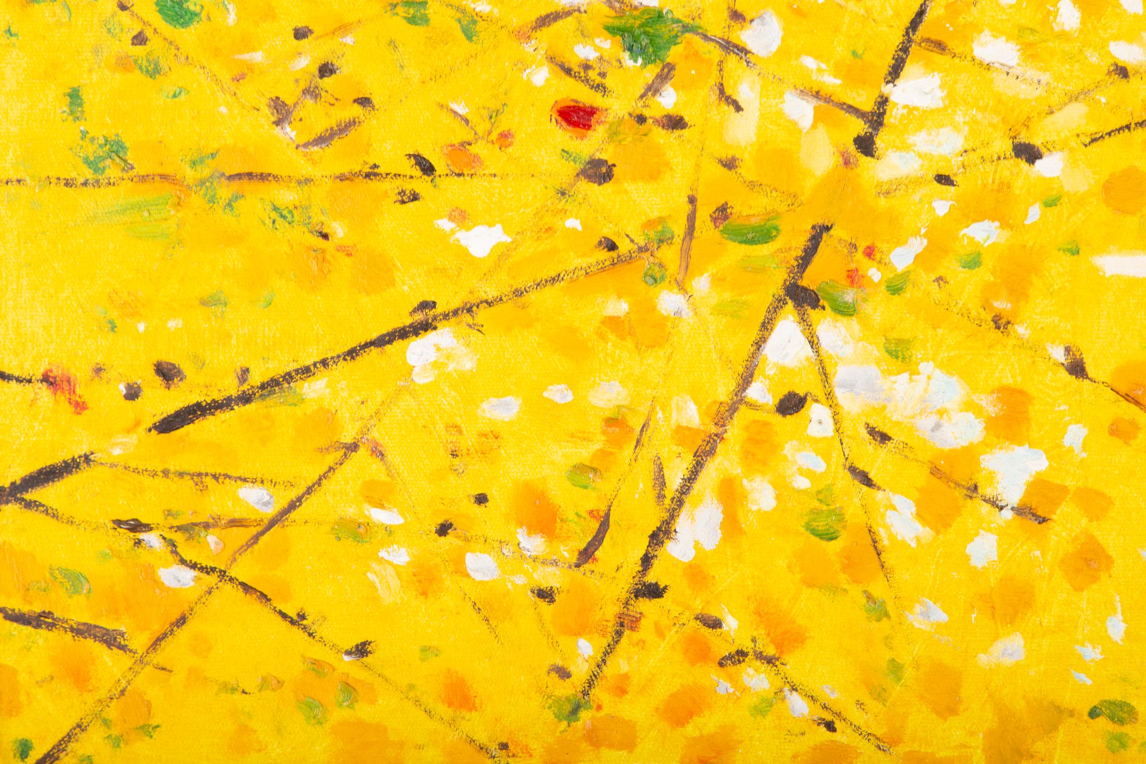 HuiMin Wang Pittura a olio astratta originale 