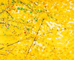 HuiMin Wang Abstract Original Oil Painting "Autumn"