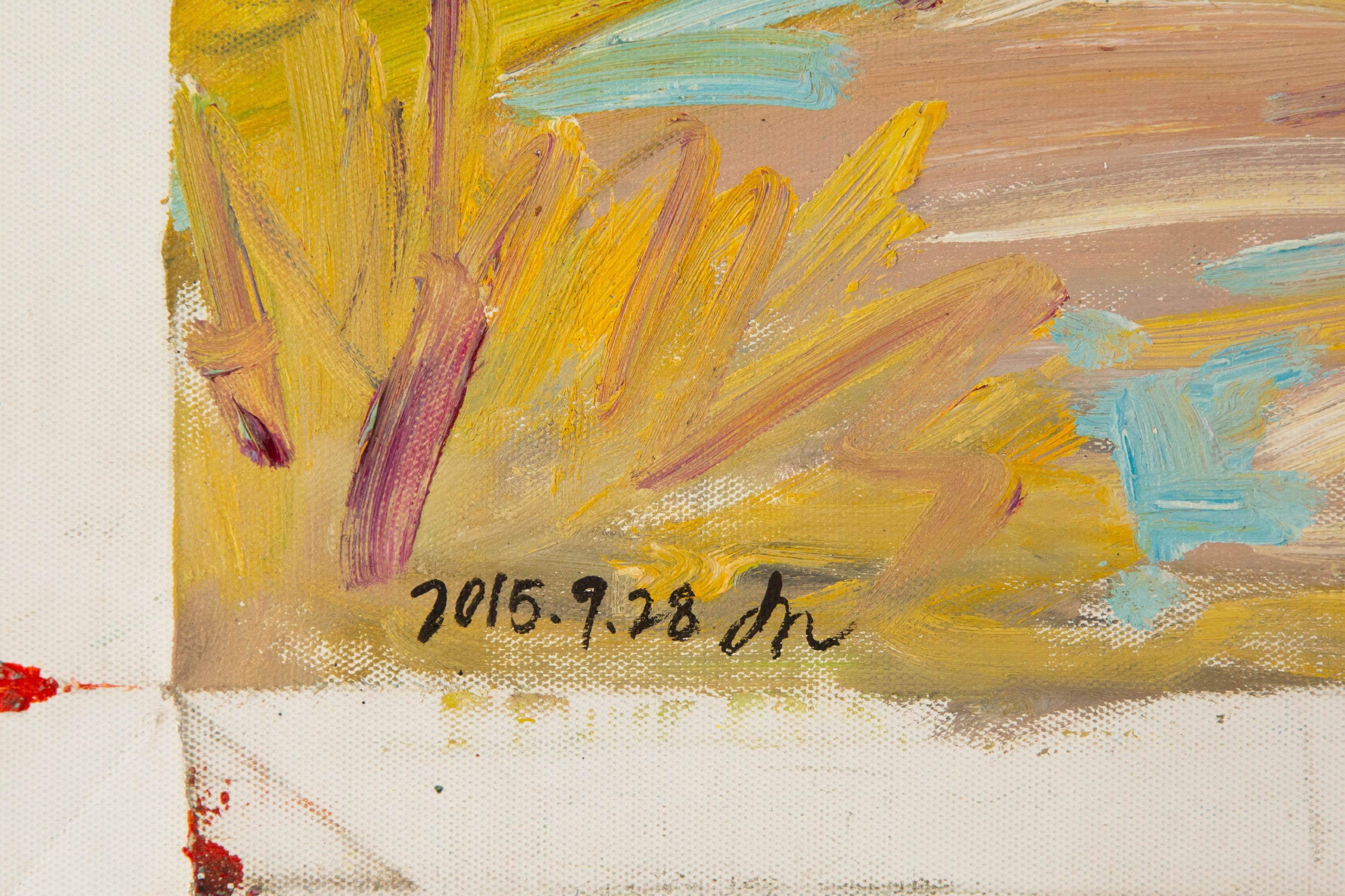 Huimin Wang Contemporary Original Oil On Canvas 