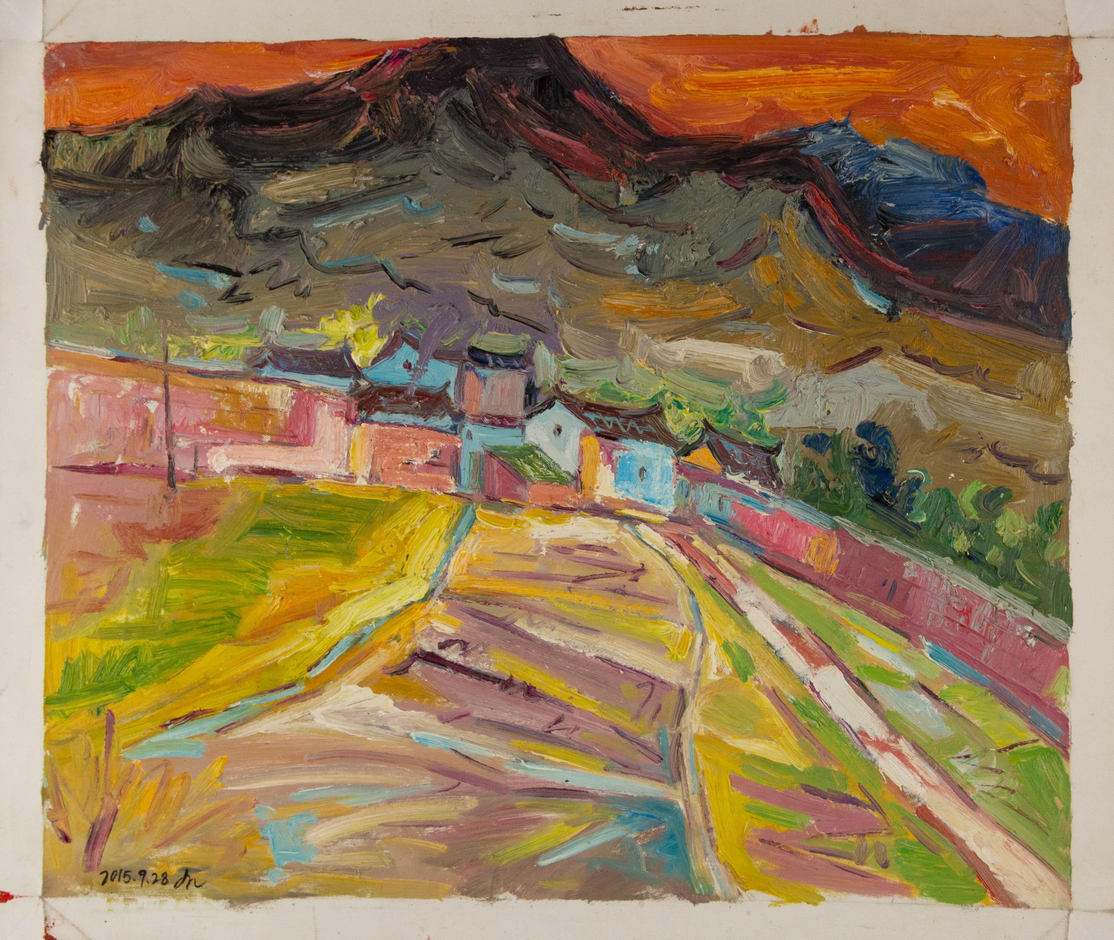Huimin Wang Contemporary Original Oil On Canvas 