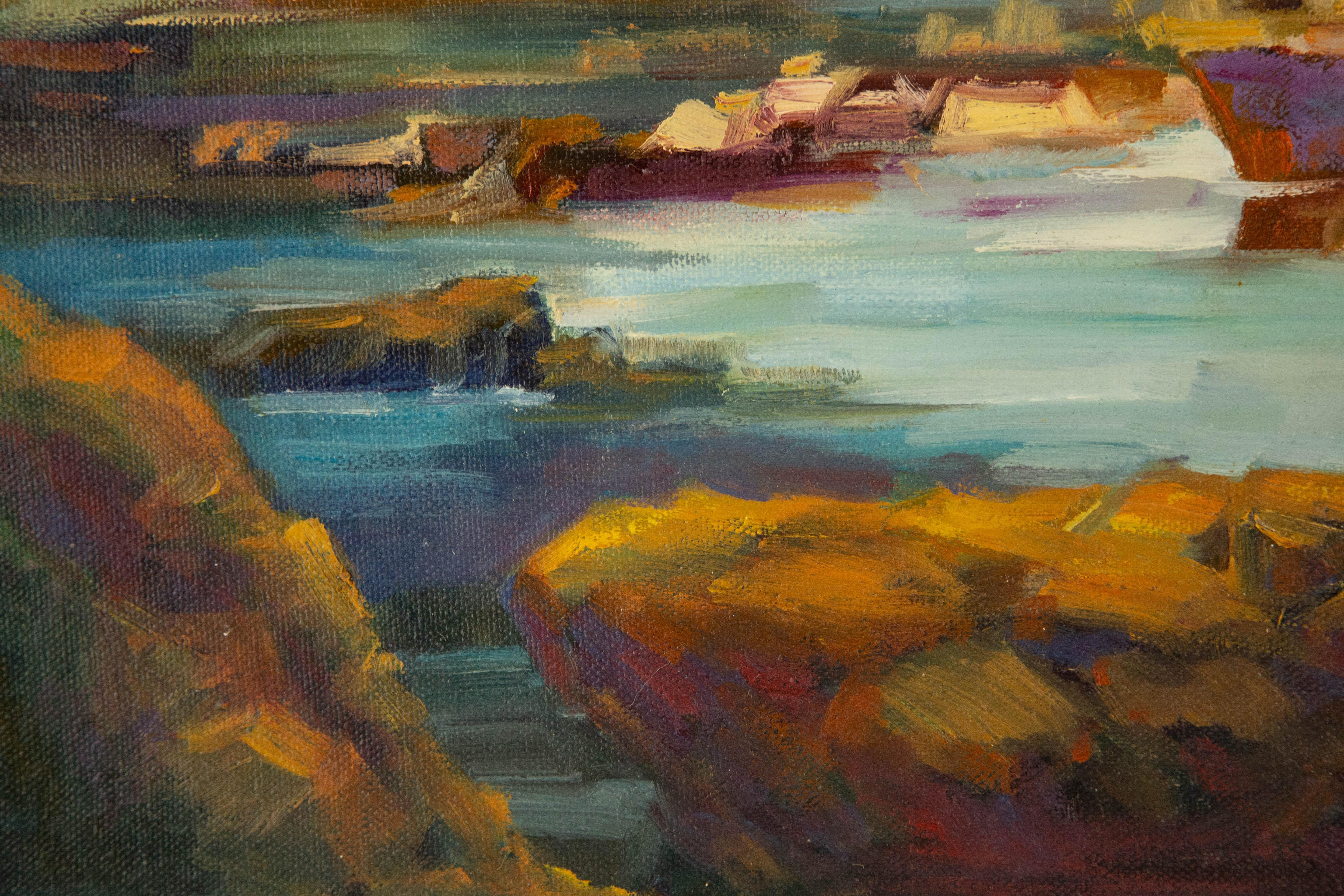 HuiMin Wang Contemporary Original Oil On Canvas 