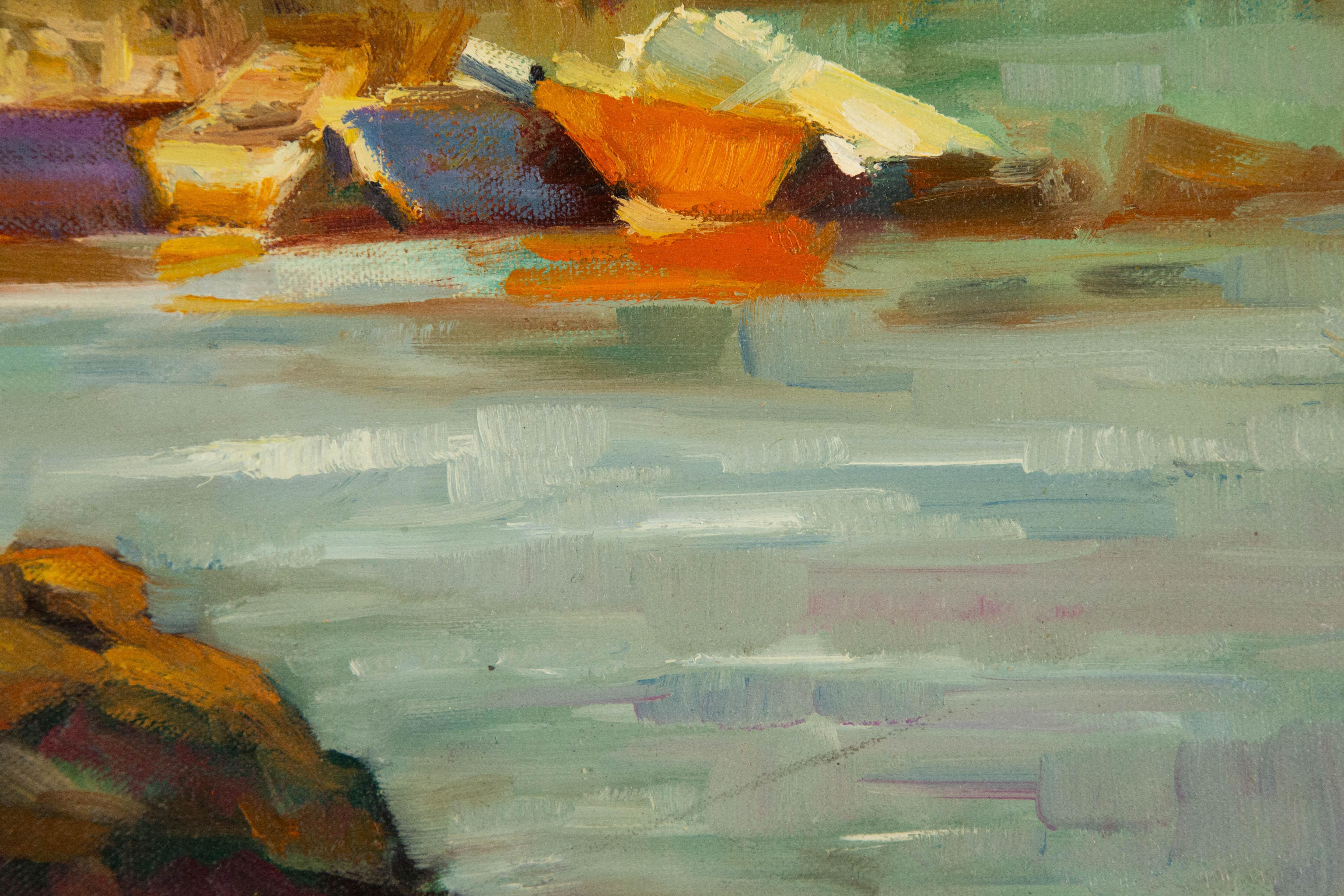 HuiMin Wang Contemporary Original Oil On Canvas 