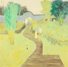 Huimin Wang Contemporary Original Oil On Canvas "Spring II"