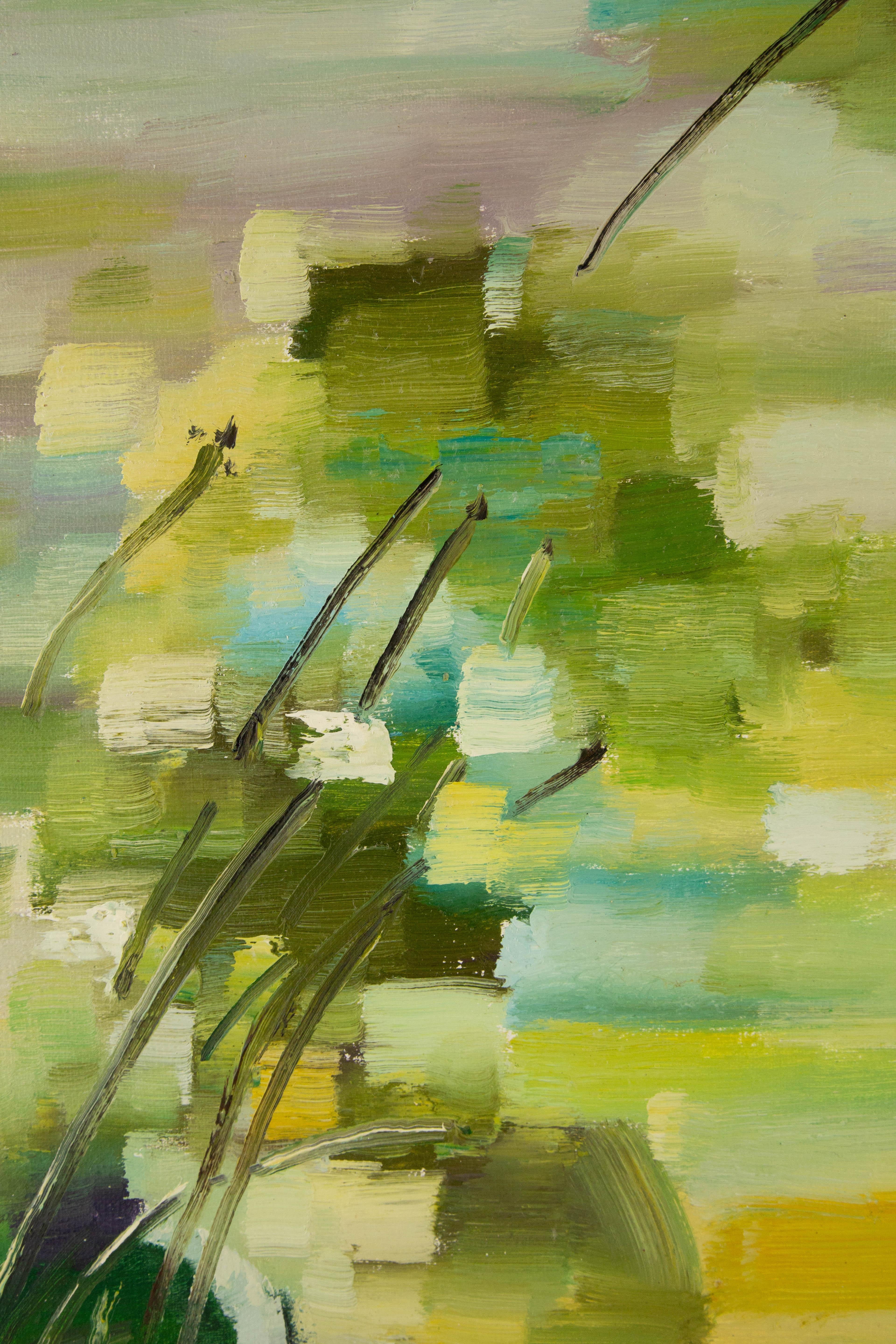 Huimin Wang Impressionist Original Öl auf Leinwand 