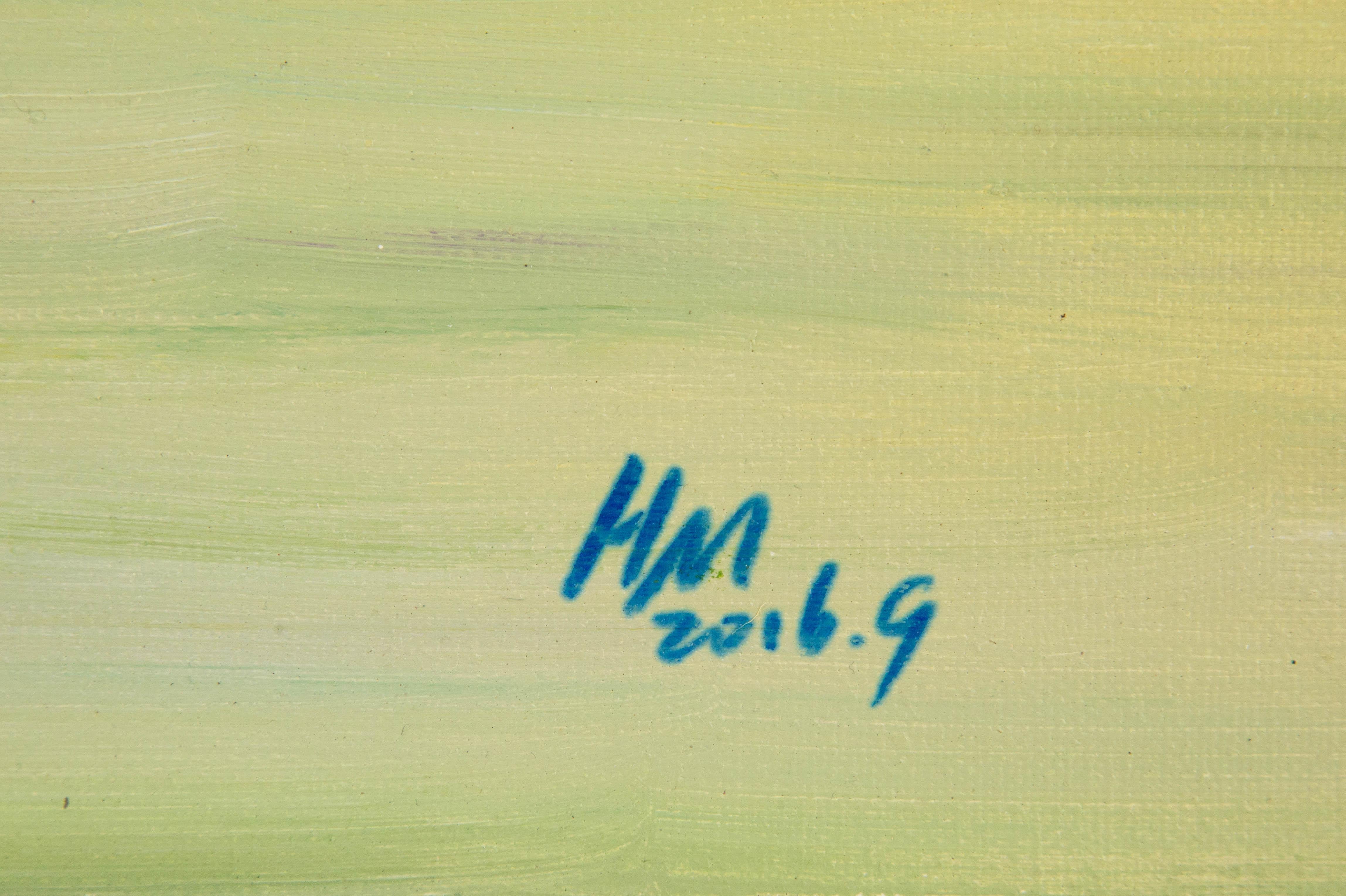 Huimin Wang Impressionist Original Öl auf Leinwand 