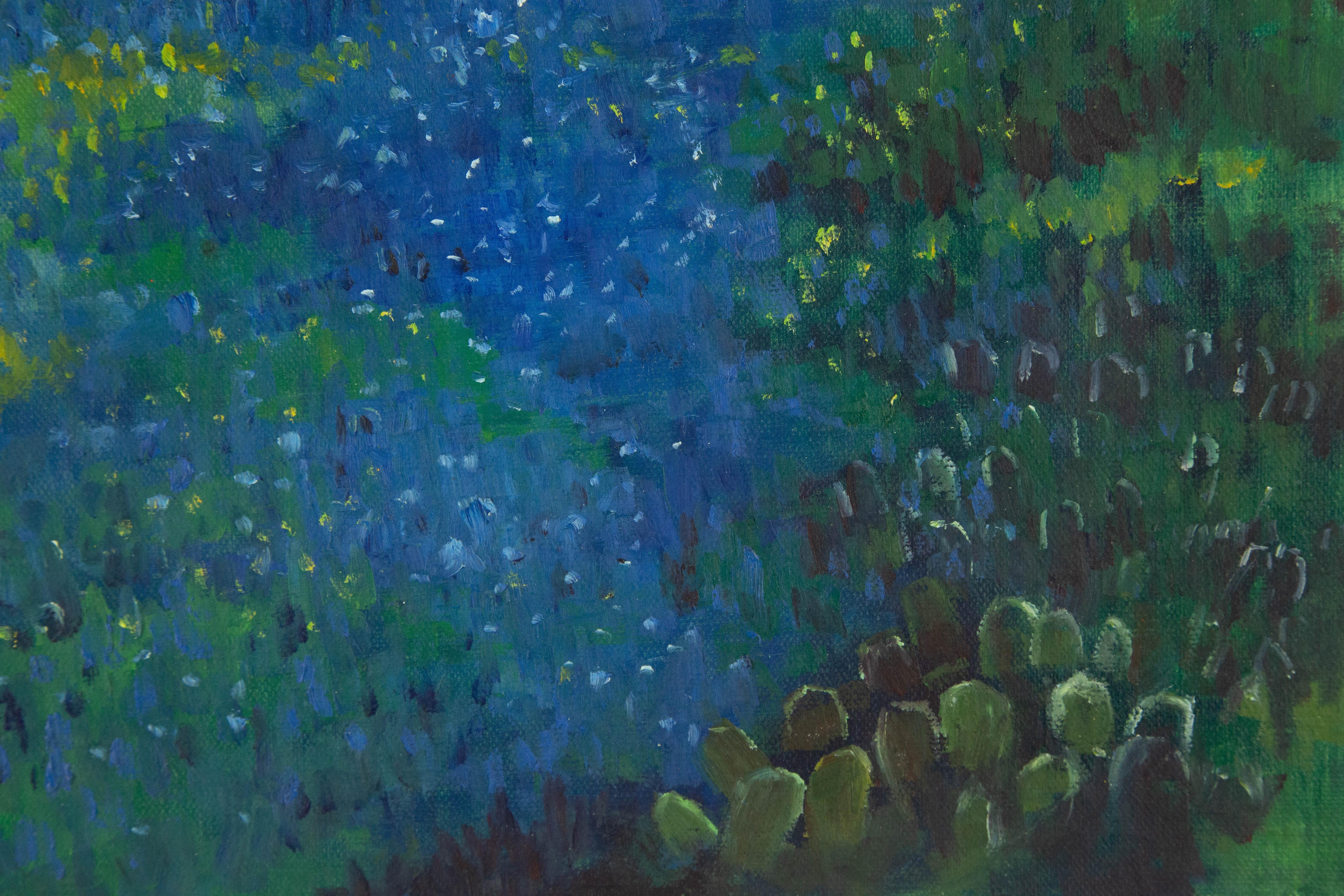 Huimin Wang Paisaje Original Óleo Sobre Lienzo 