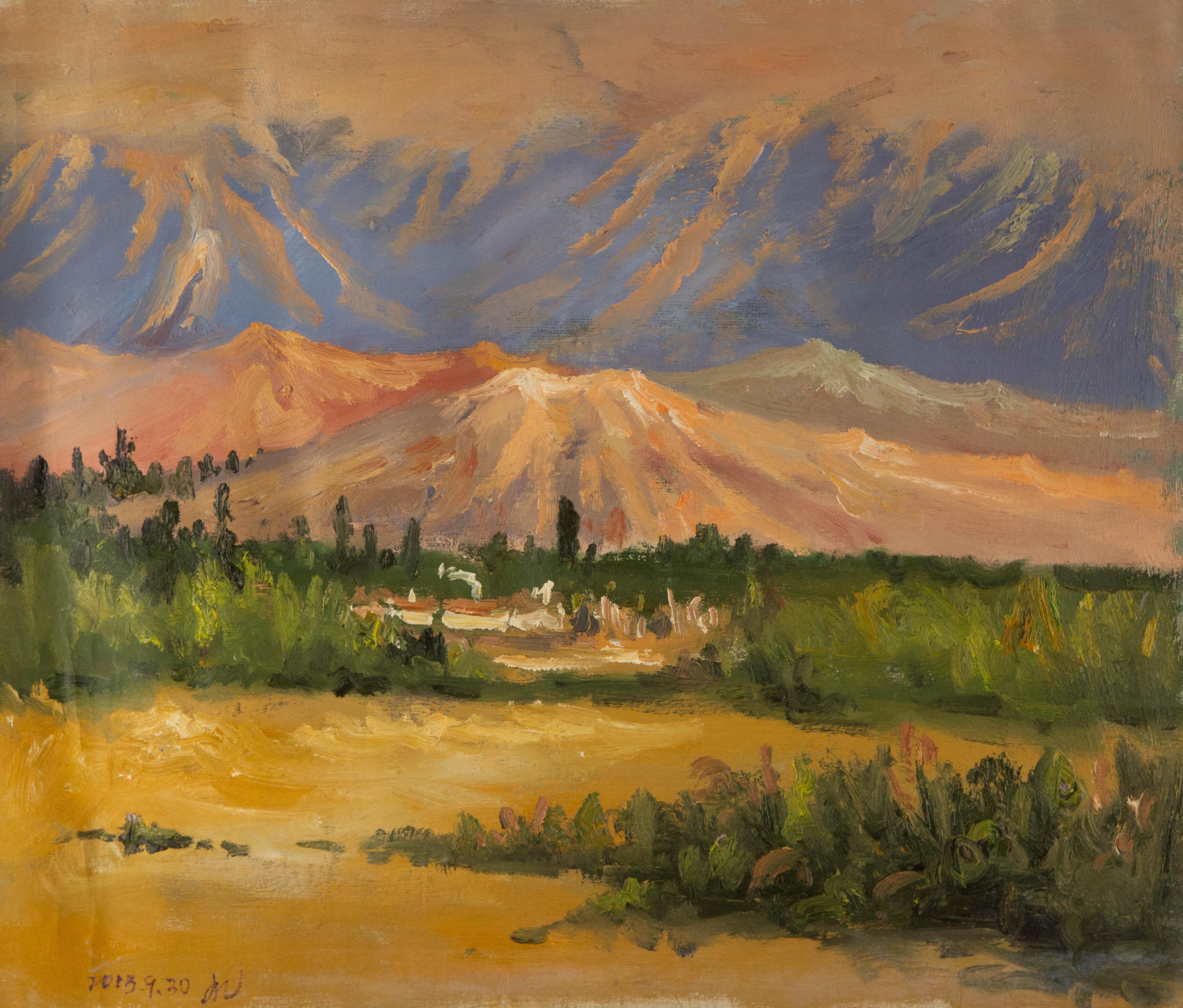  Titel: Düne
 Medium: Öl auf Leinwand
 Größe: 21,25 x 25,25 Zoll
 Rahmen: Einrahmungsmöglichkeiten vorhanden!
 Zustand: Das Gemälde scheint in ausgezeichnetem Zustand zu sein.
 Hinweis: Dieses Gemälde ist nicht aufgespannt und wird gerollt versandt,