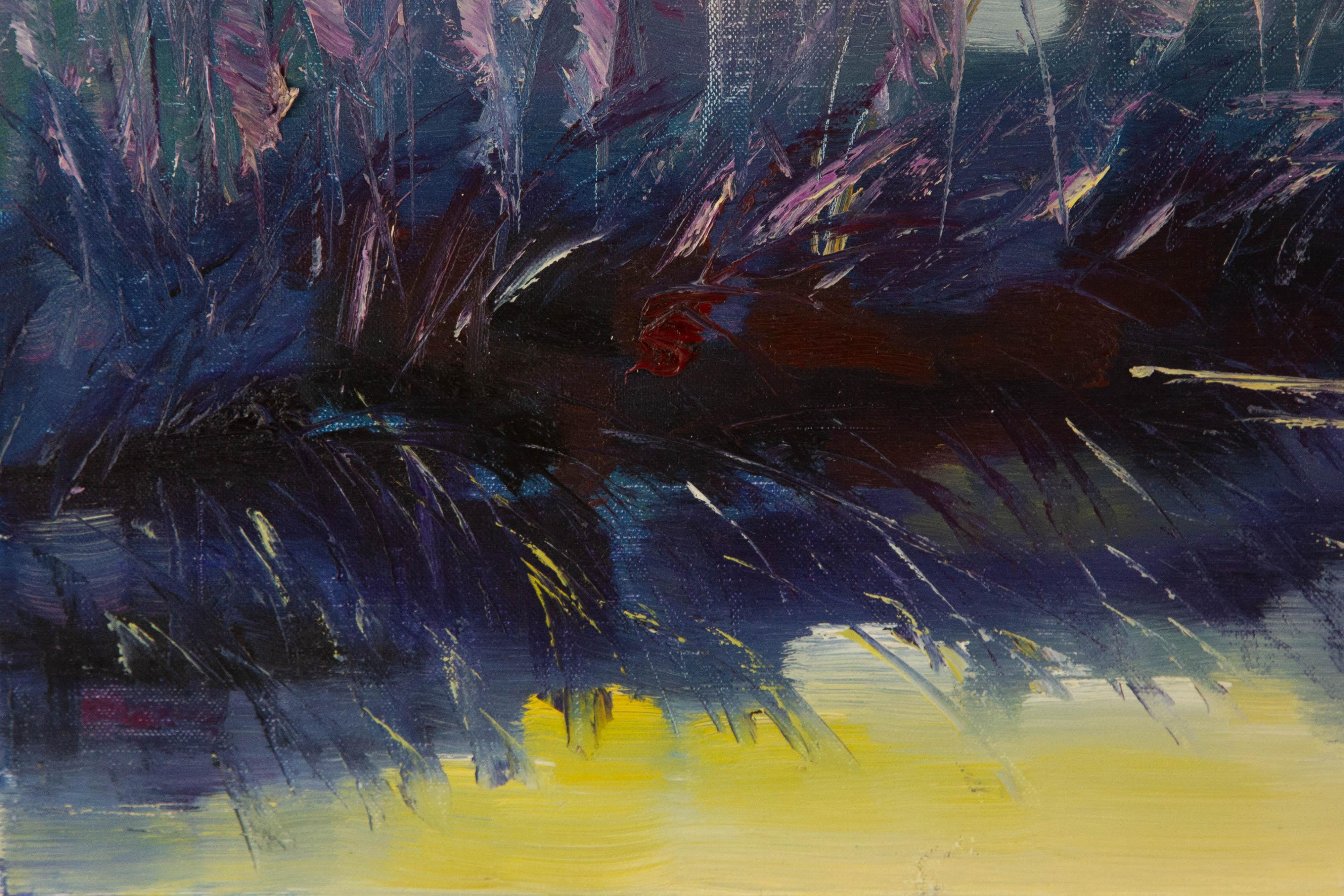 Huimin Wang Landscape Original Oil On Canvas 
