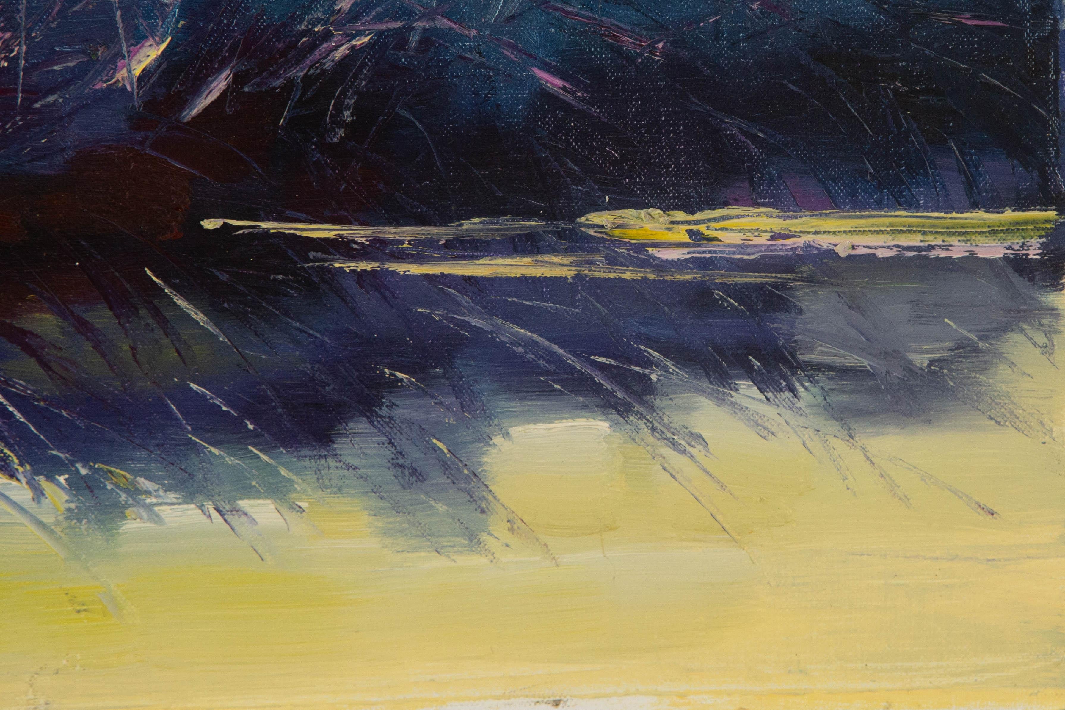 Huimin Wang Landscape Original Oil On Canvas 