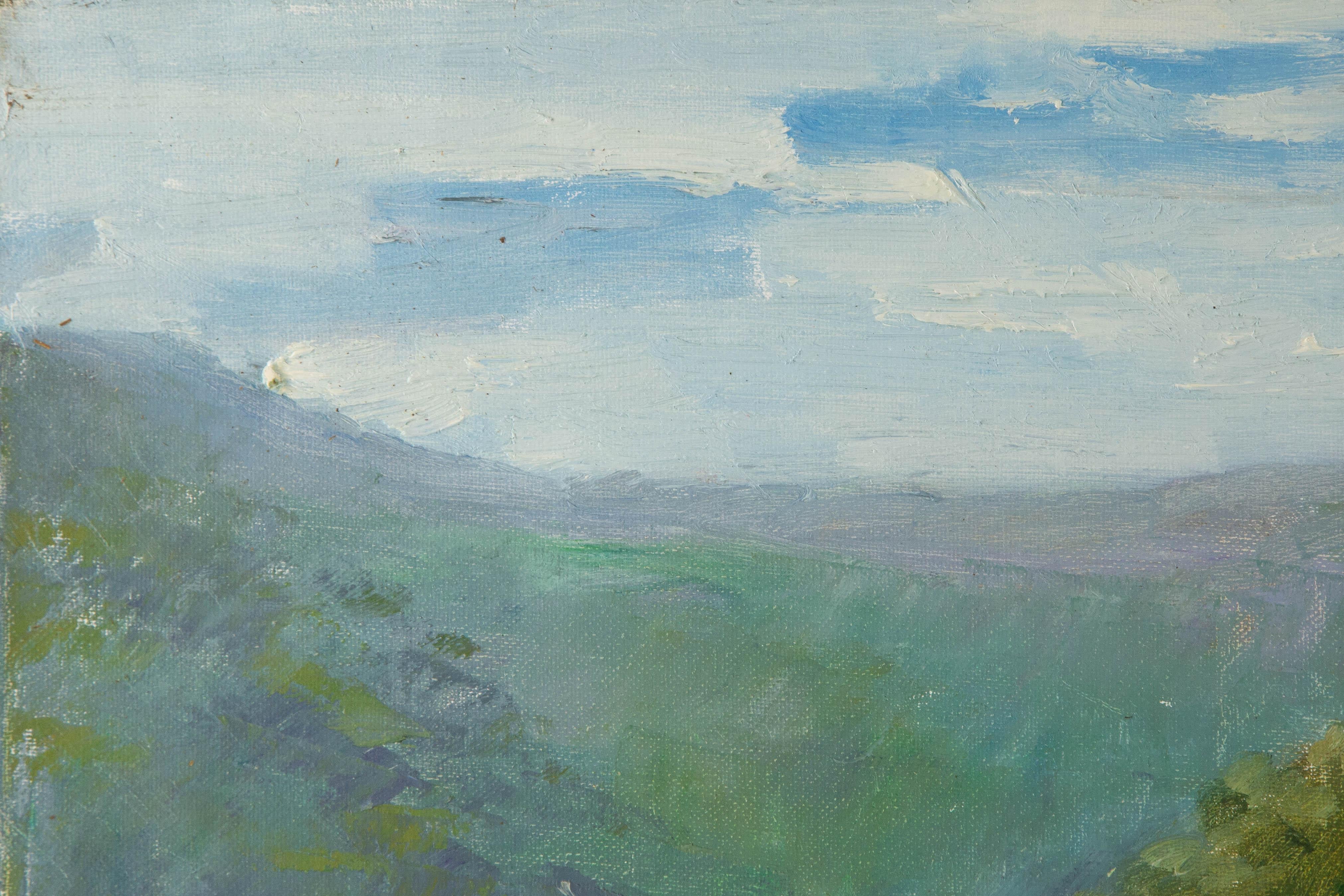 Huimin Wang Landscape Original Oil On Canvas 