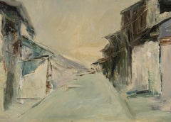 Huimin Wang Landscape Original Oil Painting "Courtyard II"