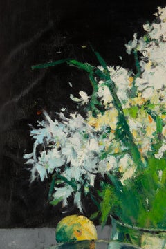 Huimin Wang Stillleben Original Ölgemälde auf Leinwand „Früchte und Früchte“