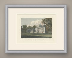 Huis ten Bosch near The Hague, Hand Colored Engraving by S. Porter, c. 1810