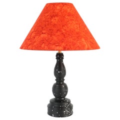 Huit table lamp by Kollage (black - orange spice)