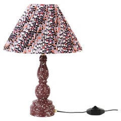 Huit table lamp by Kollage (brown-barcord purple)