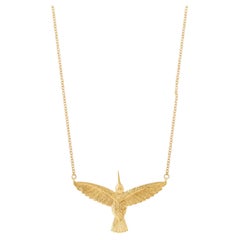Huitzilin Necklace in 22k Gold Plated Bronze by SOPHIE SIMONE DESIGNS
