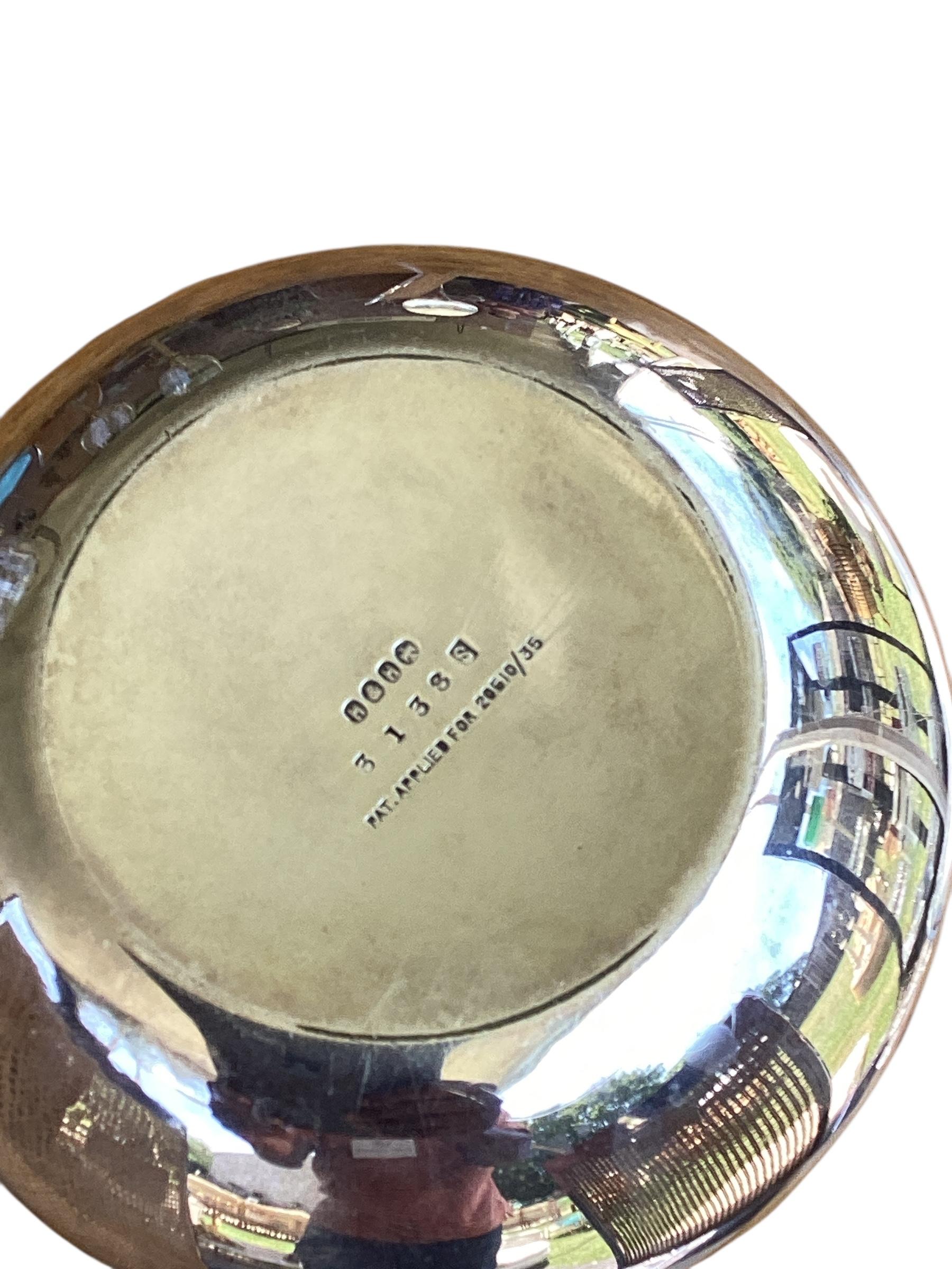 Mid-20th Century Hukin and Heath Silver Plated Dumbbell Cocktail Shaker For Sale