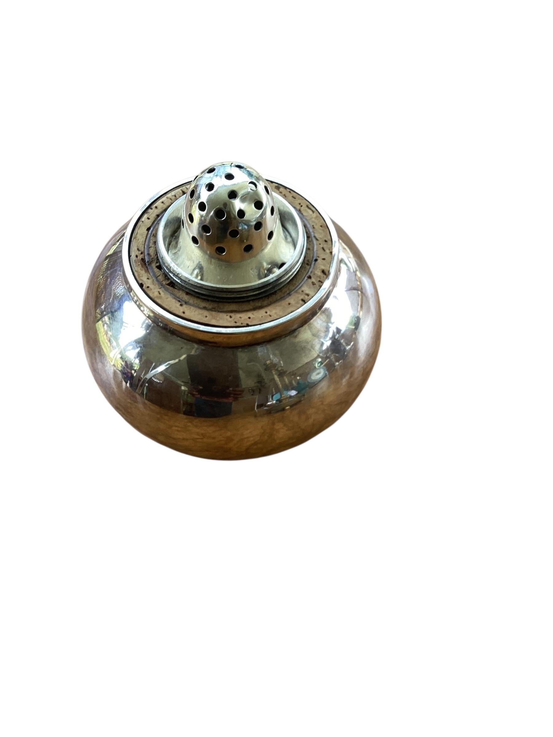 Hukin and Heath Silver Plated Dumbbell Cocktail Shaker For Sale 2