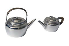 Hukin & Heath Christopher Dresser silver plate Kettle and Teapot C.1884