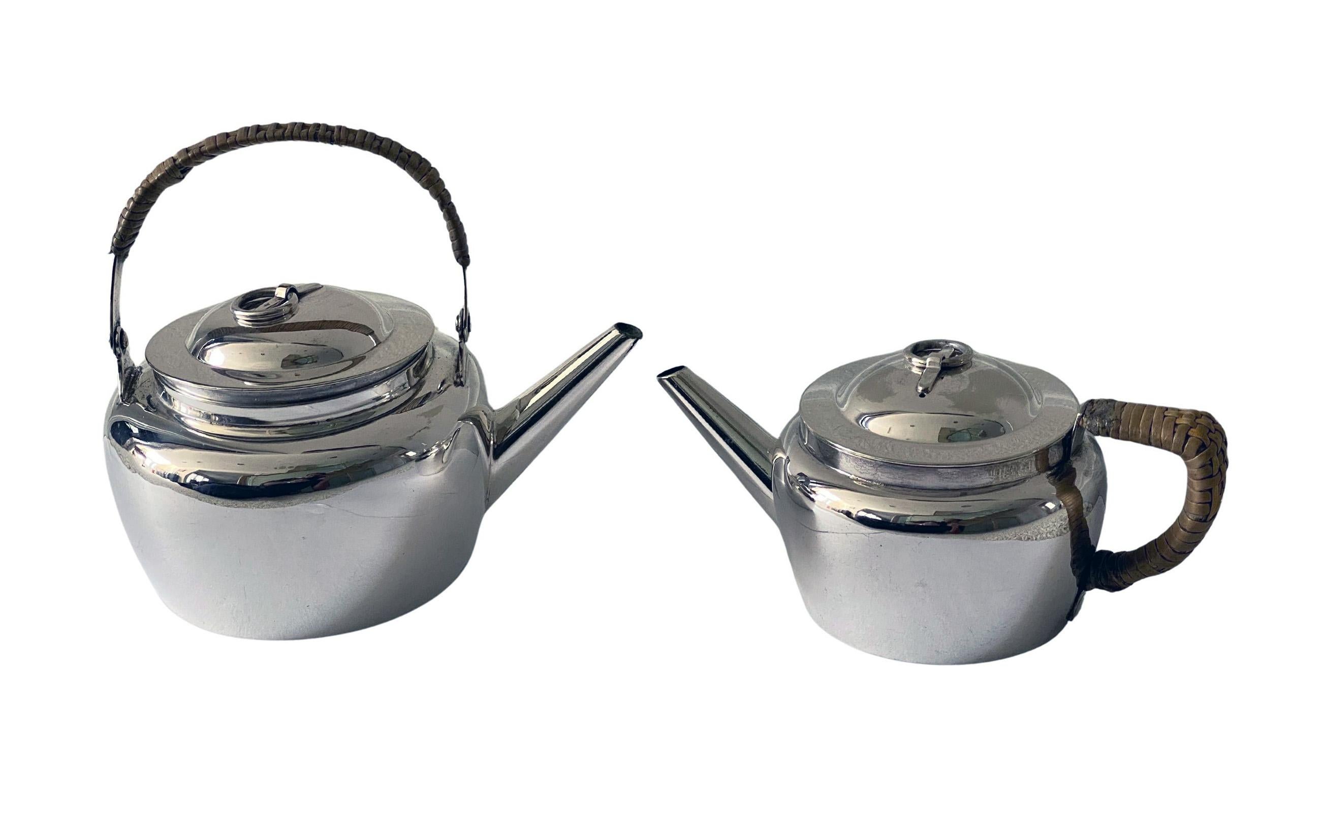 Altro Bollitore e teiera in argento Hukin and Heath Christopher Dresser C.C. 1884 in vendita