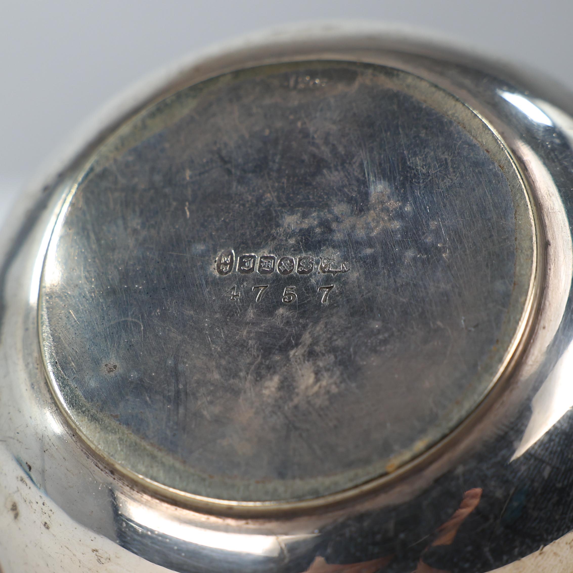 Hukin & Heath, Dresser style, A silver-plated sugar bowl & matching sugar spoon In Good Condition For Sale In London, GB