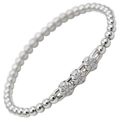 Hulchi Belluni Bracelet extensible Pav 3 Station en or 18 carats et diamants, 20357-WW