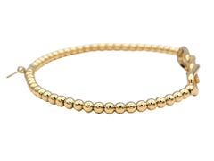 Hulchi Belluni Tresore Collection 3mm Stretch Bracelet Rose Gold Links & Diamond