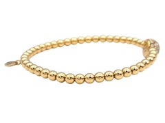 Hulchi Belluni Tresore Collection Bracelet extensible 4mm Dome en or rose et diamant