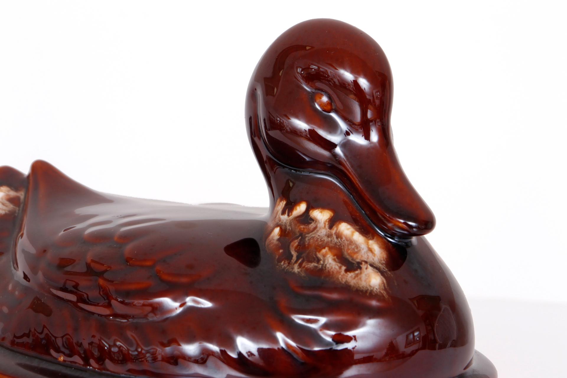 American Hull Pottery Duck Shaped Serving Dish For Sale