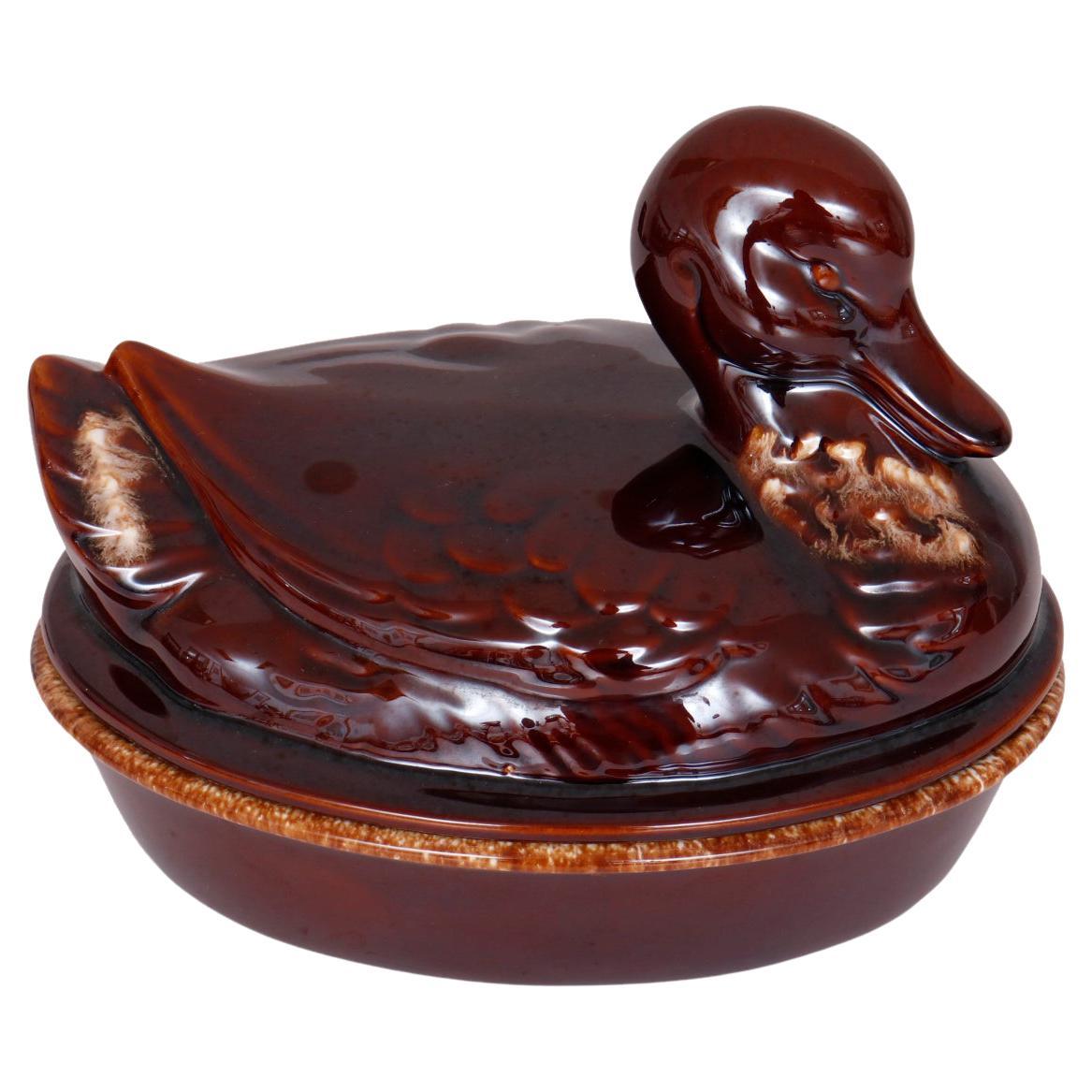 Hull Pottery Duck Shaped Serving Dish For Sale