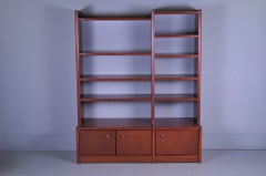 Hulsta - Mahogany Heavy Wallcabinet with Shelves