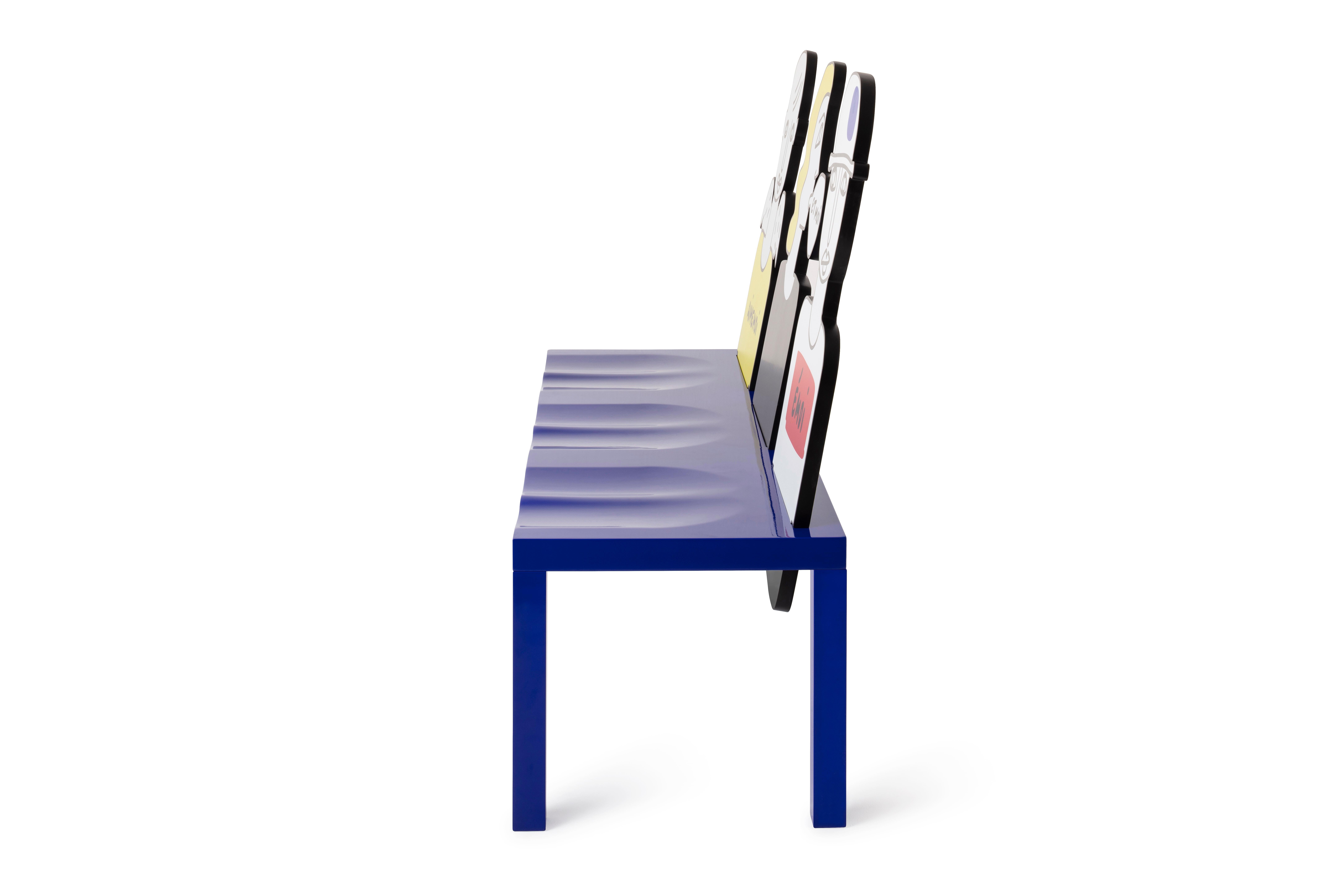 French Human Chair Bench by Jean-Charles de Castelbajac For Sale