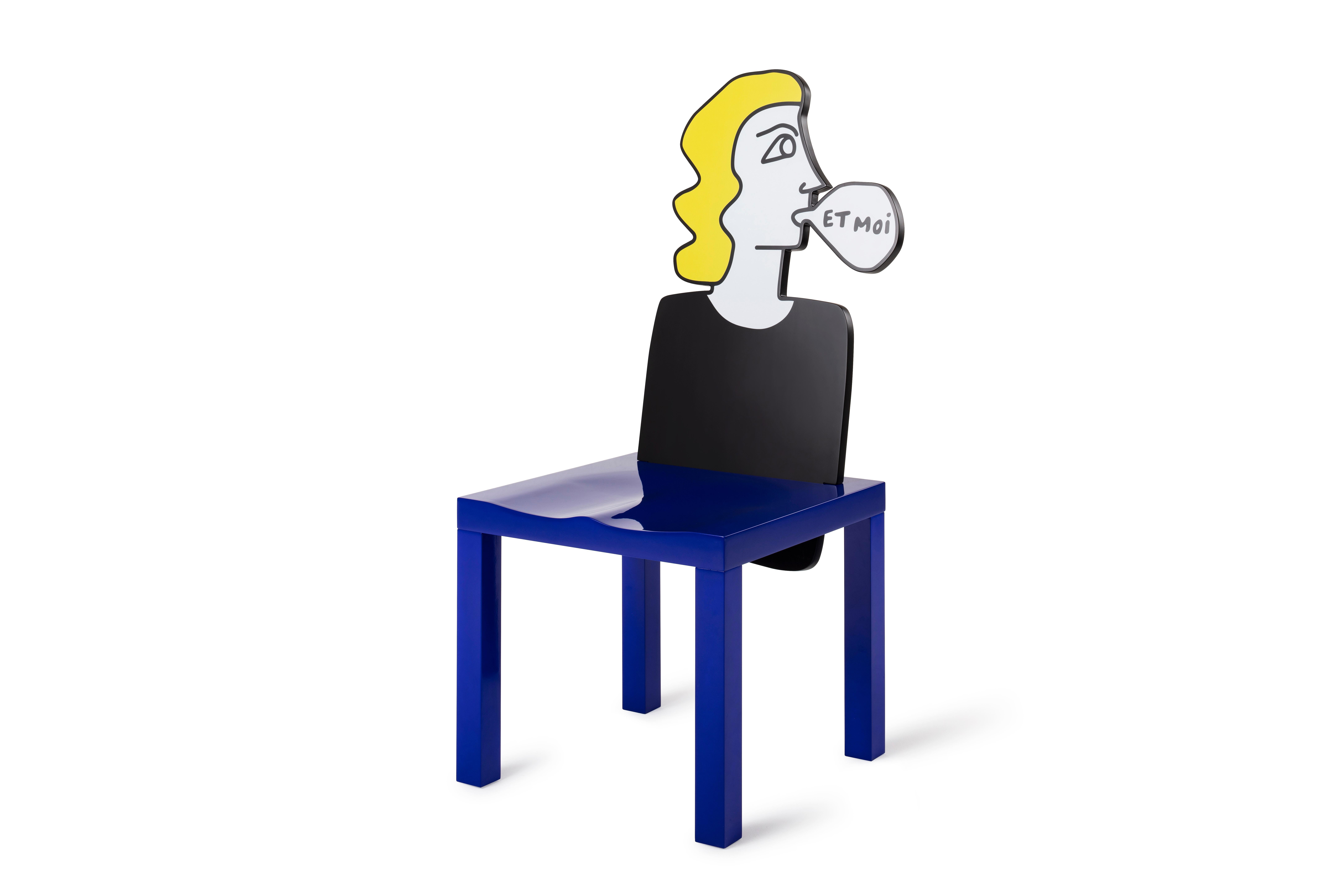 Postmoderne Chaise humaine N1 de Jean-Charles de Castelbajac en vente