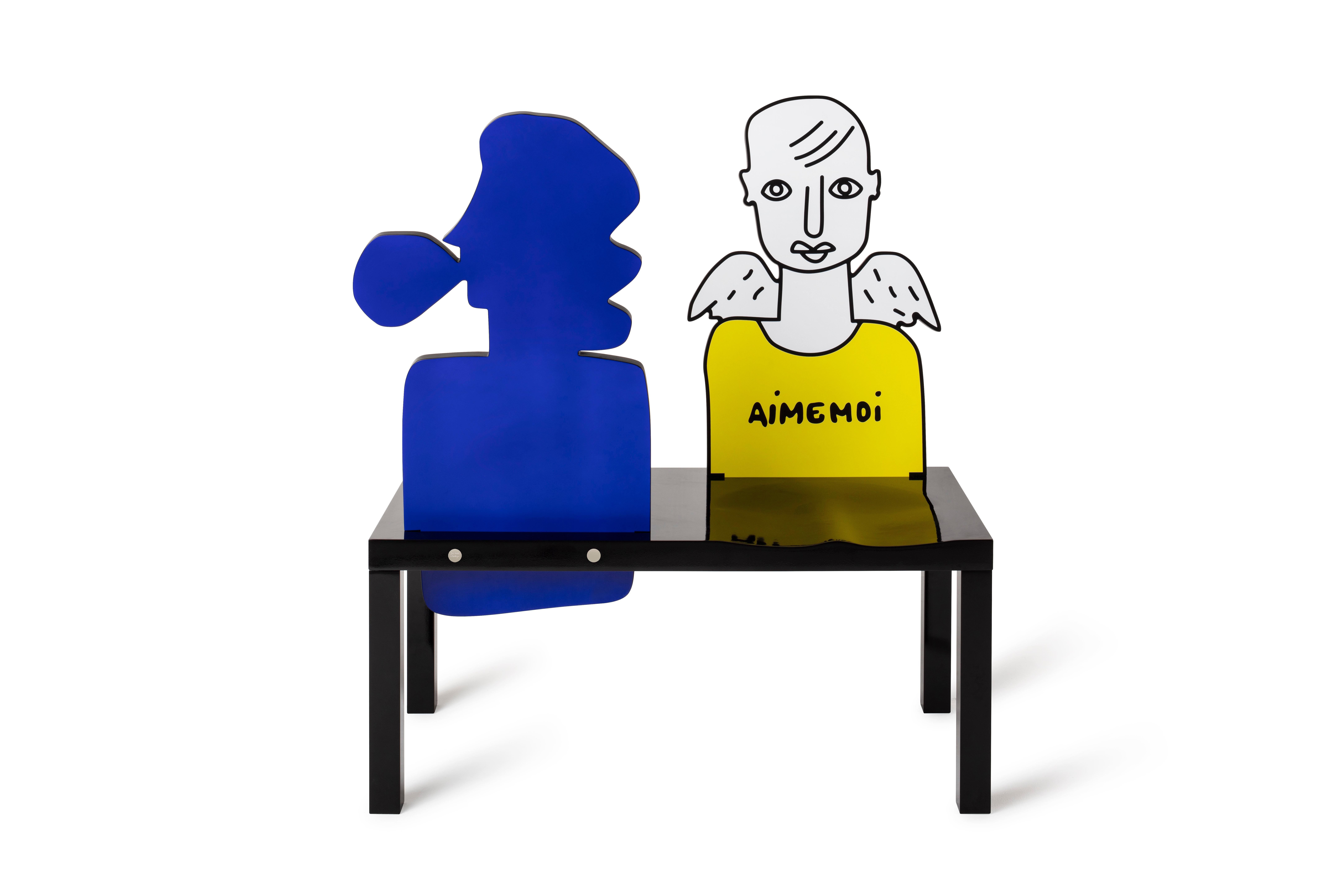 Human Chair Toi et Moi by Jean-Charles de Castelbajac In New Condition In Geneve, CH