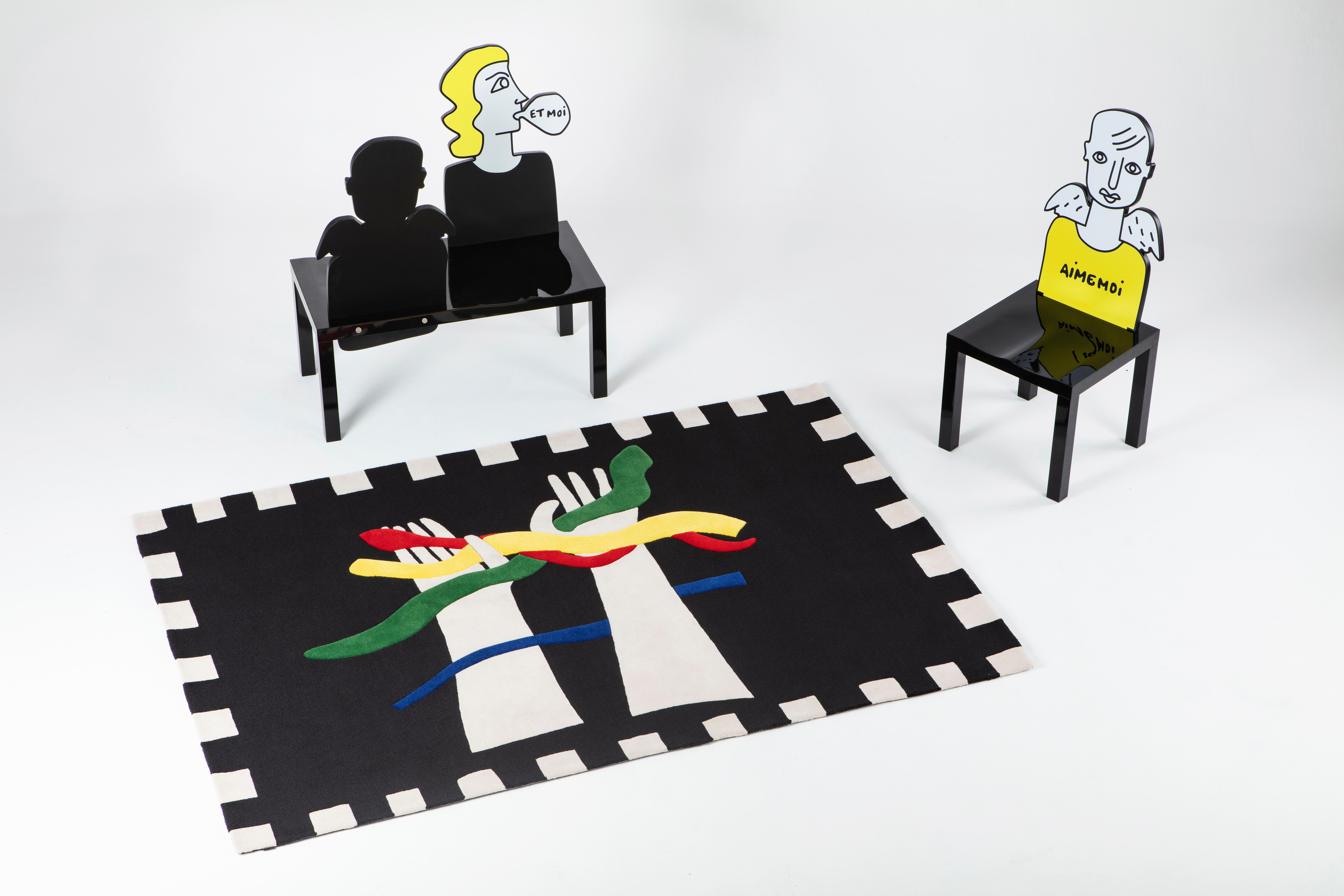 Human Chair Toi Et Moi by Jean-Charles de Castelbajac In New Condition For Sale In Geneve, CH