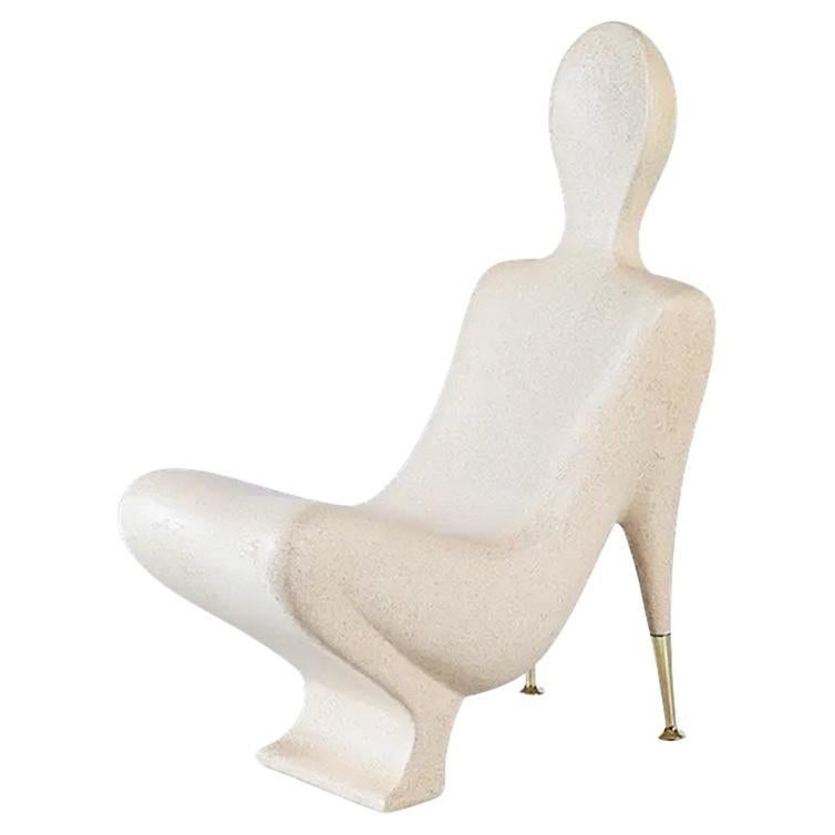 Chaise humaine à chaise calcaire en vente