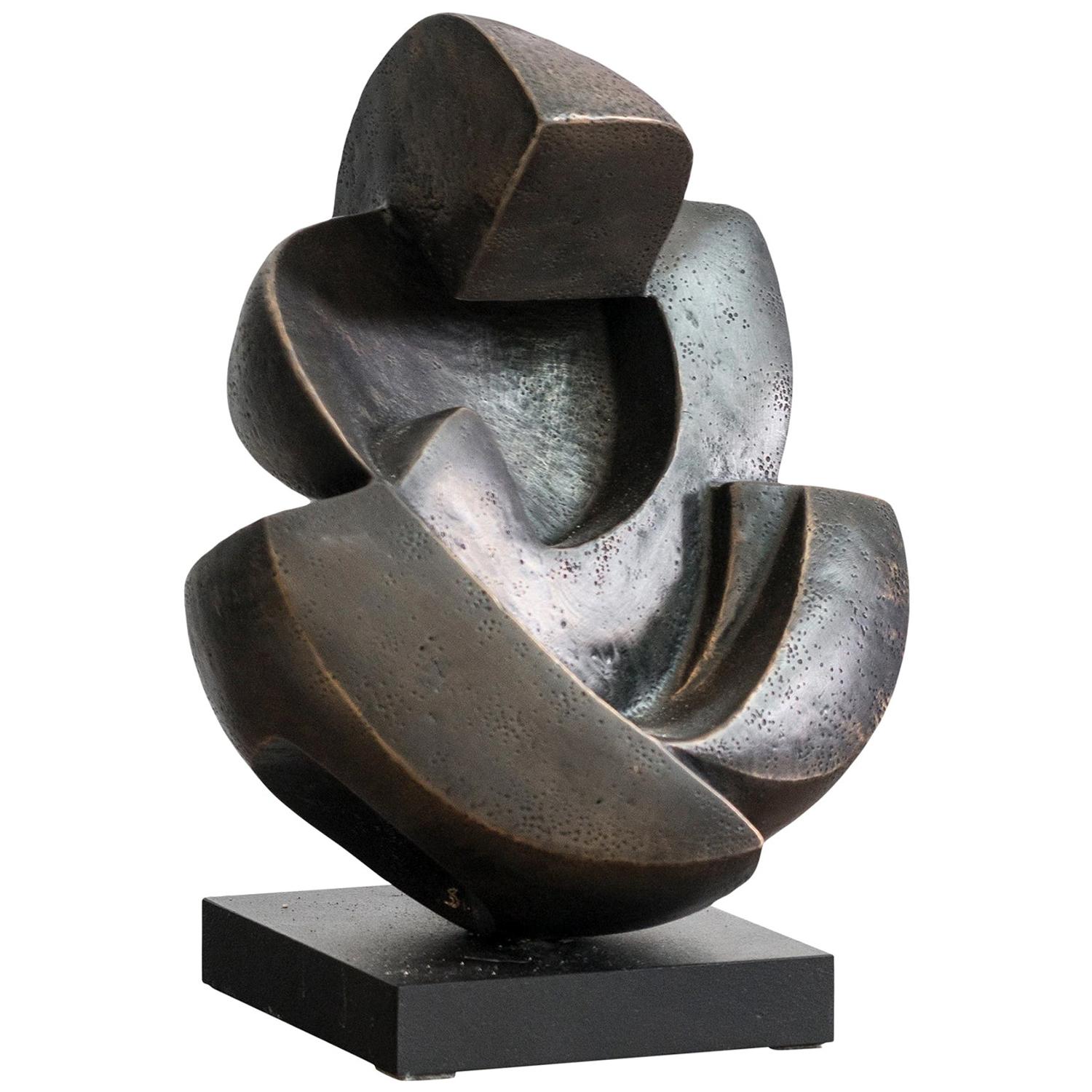 Human Love Polished Bronze Sculpture For Sale at 1stDibs